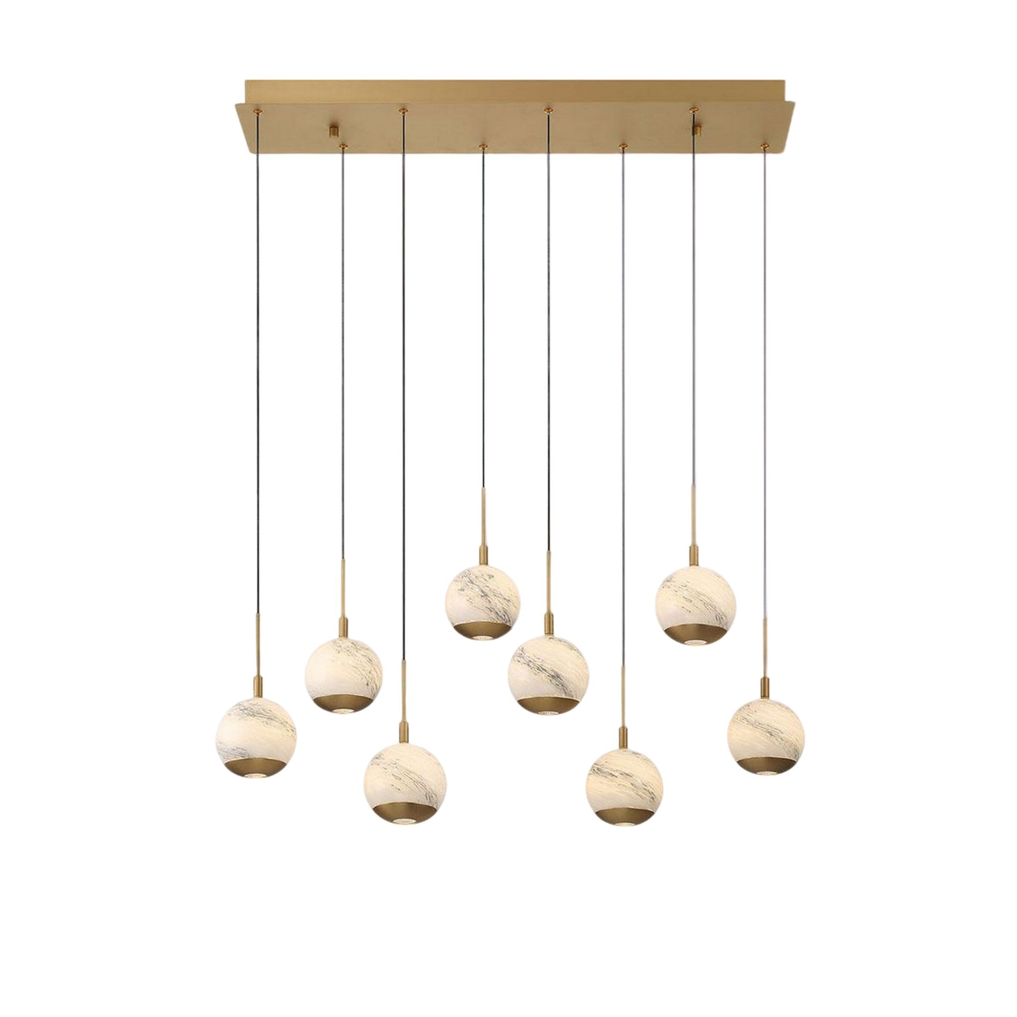 BAVENO RECTANGULAR LED CHANDELIER (MULTIPLE SIZES) - robinsonco.ca