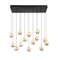 BAVENO RECTANGULAR LED CHANDELIER (MULTIPLE SIZES) - robinsonco.ca