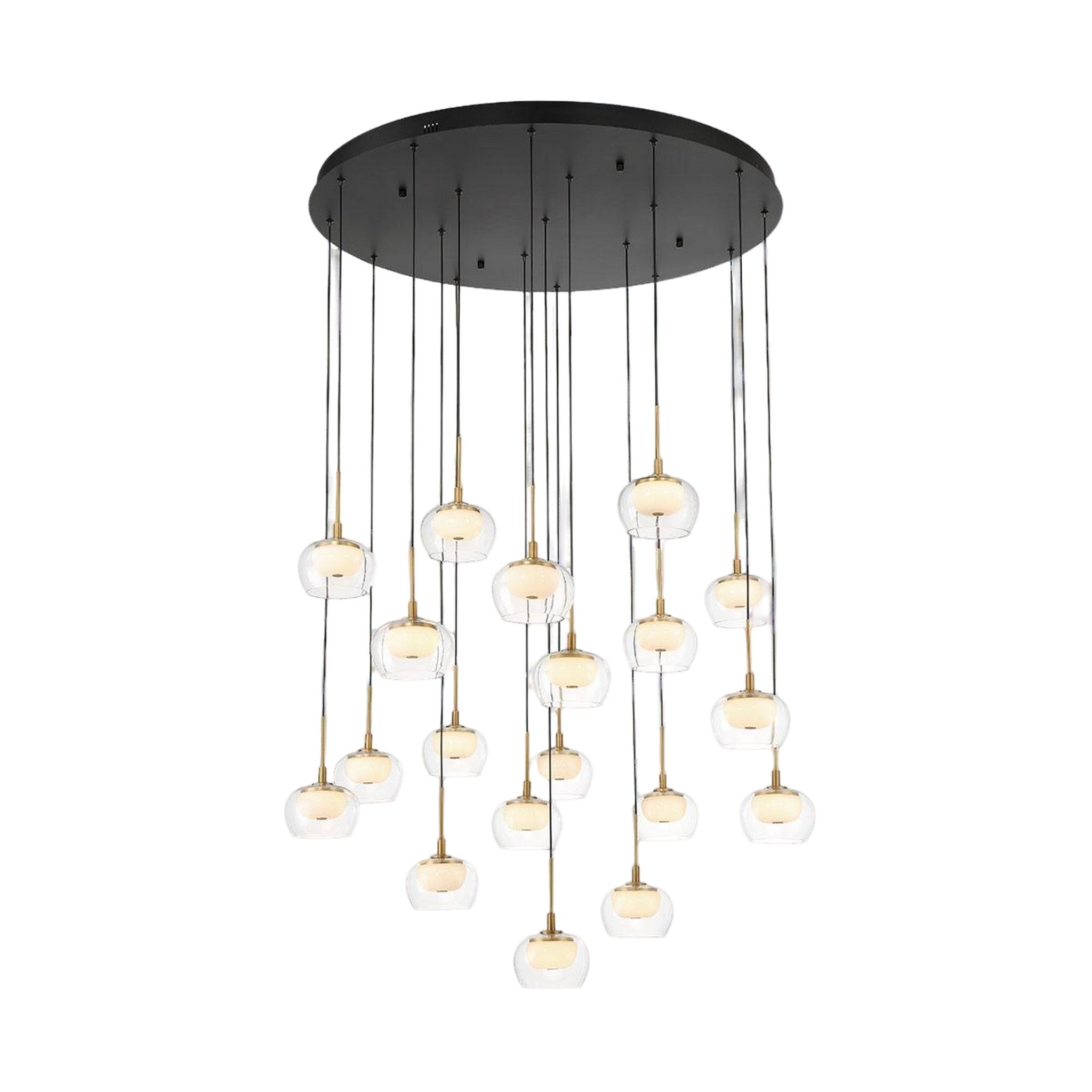 MANAROLA ROUND LED CHANDELIER (MULTIPLE SIZES) - robinsonco.ca