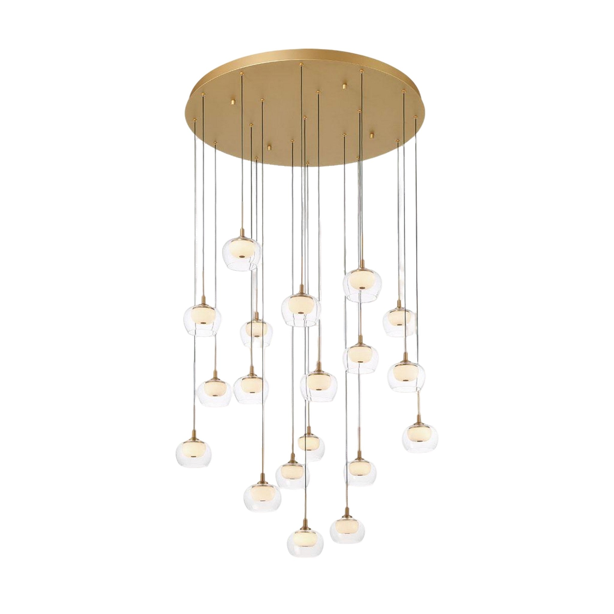 MANAROLA ROUND LED CHANDELIER (MULTIPLE SIZES) - robinsonco.ca