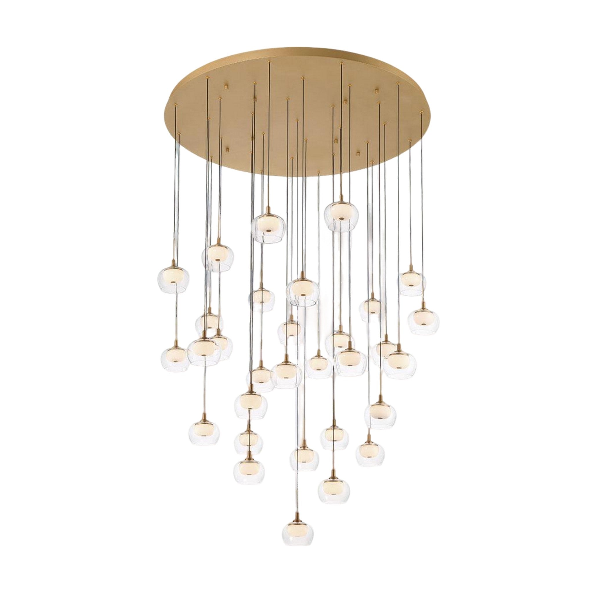 MANAROLA ROUND LED CHANDELIER (MULTIPLE SIZES) - robinsonco.ca