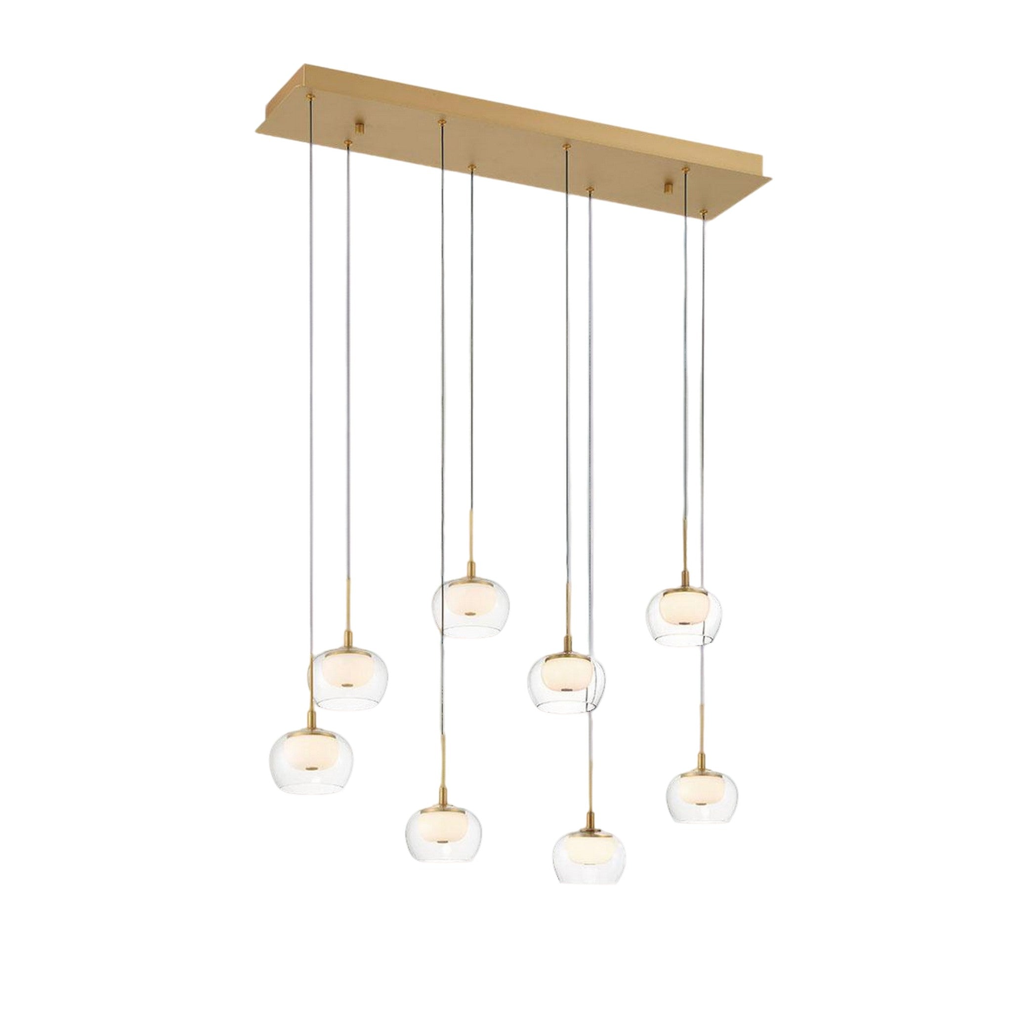 MANAROLA RECTANGULAR LED CHANDELIER (MULTIPLE SIZES) - robinsonco.ca