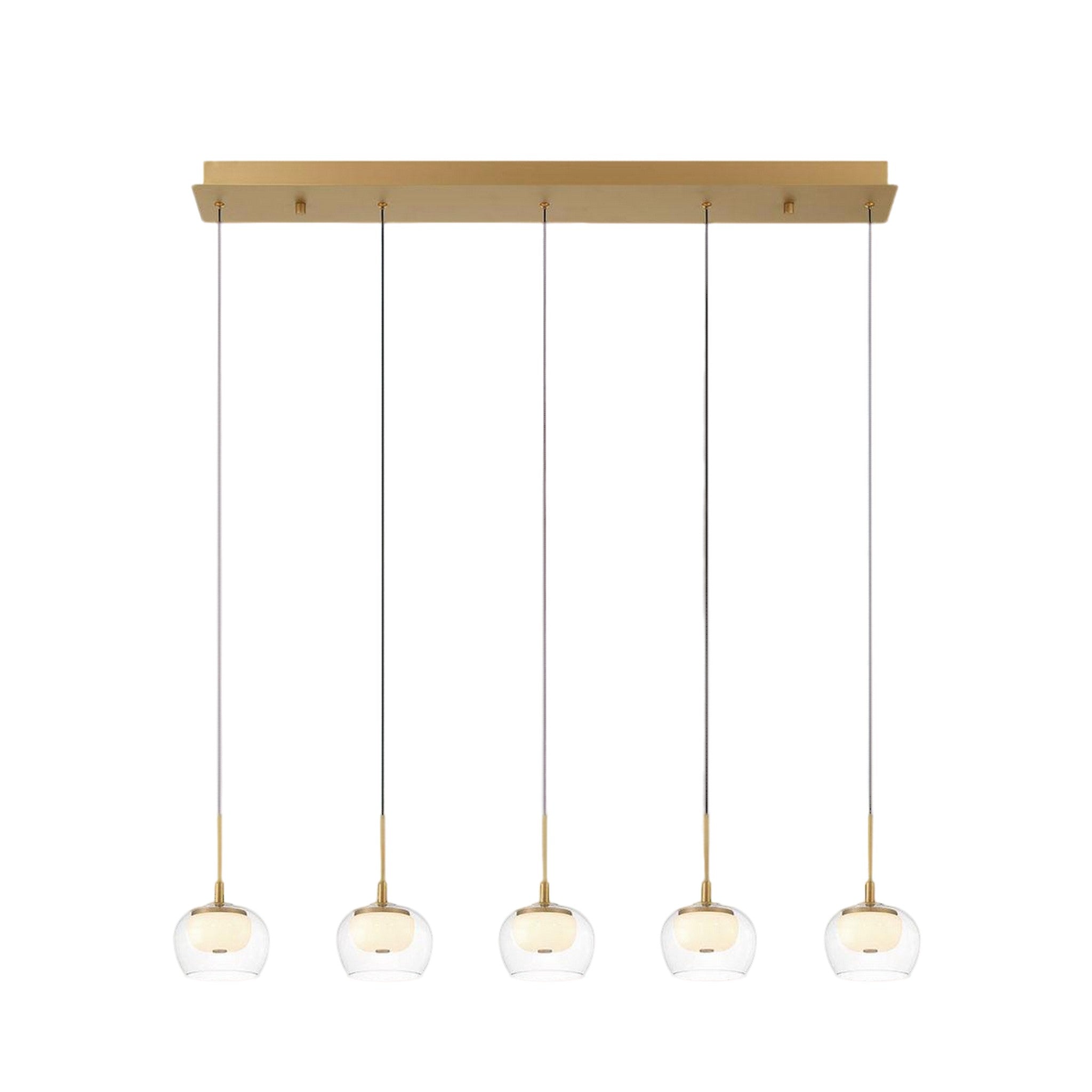 MANAROLA RECTANGULAR LED CHANDELIER (MULTIPLE SIZES) - robinsonco.ca