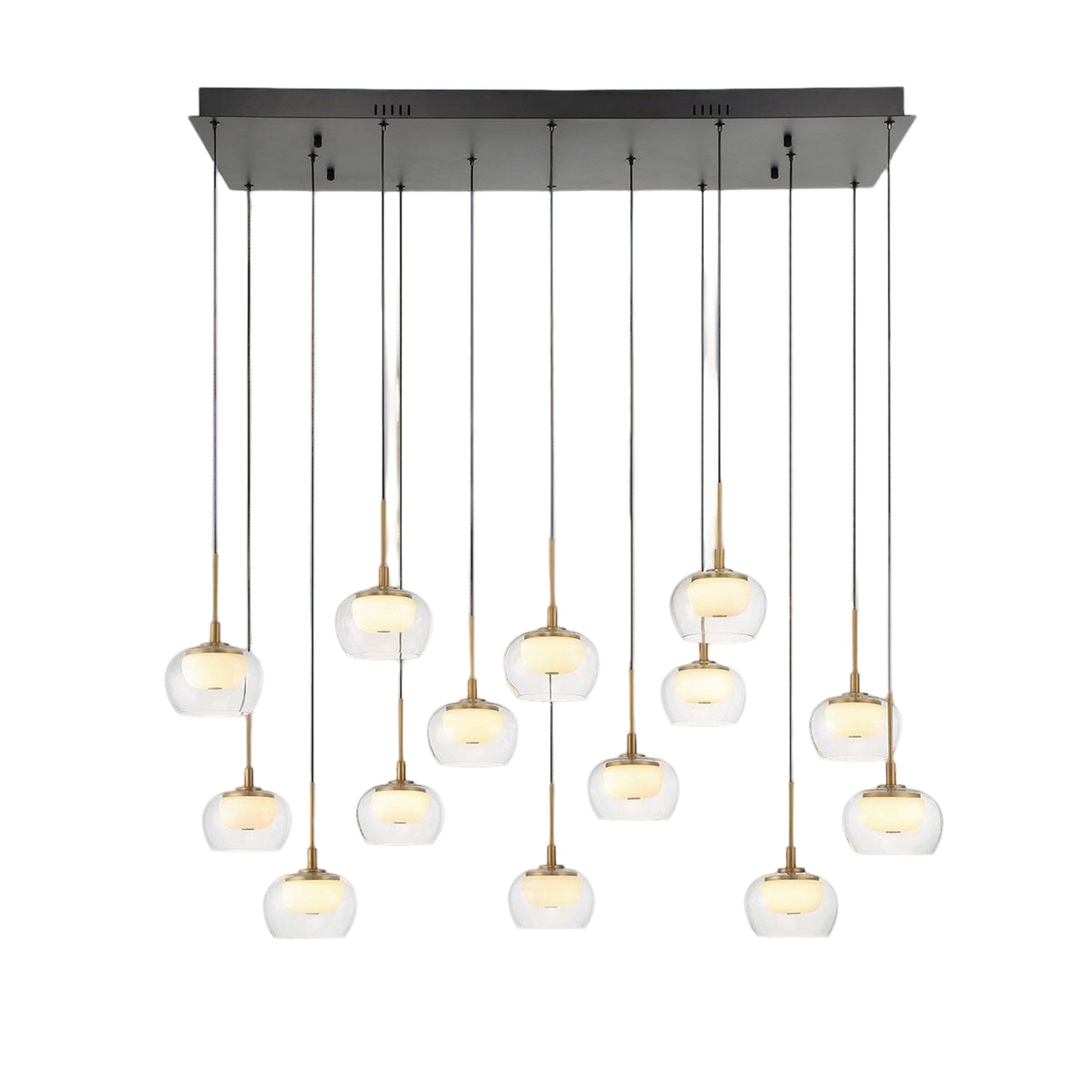 MANAROLA RECTANGULAR LED CHANDELIER (MULTIPLE SIZES) - robinsonco.ca