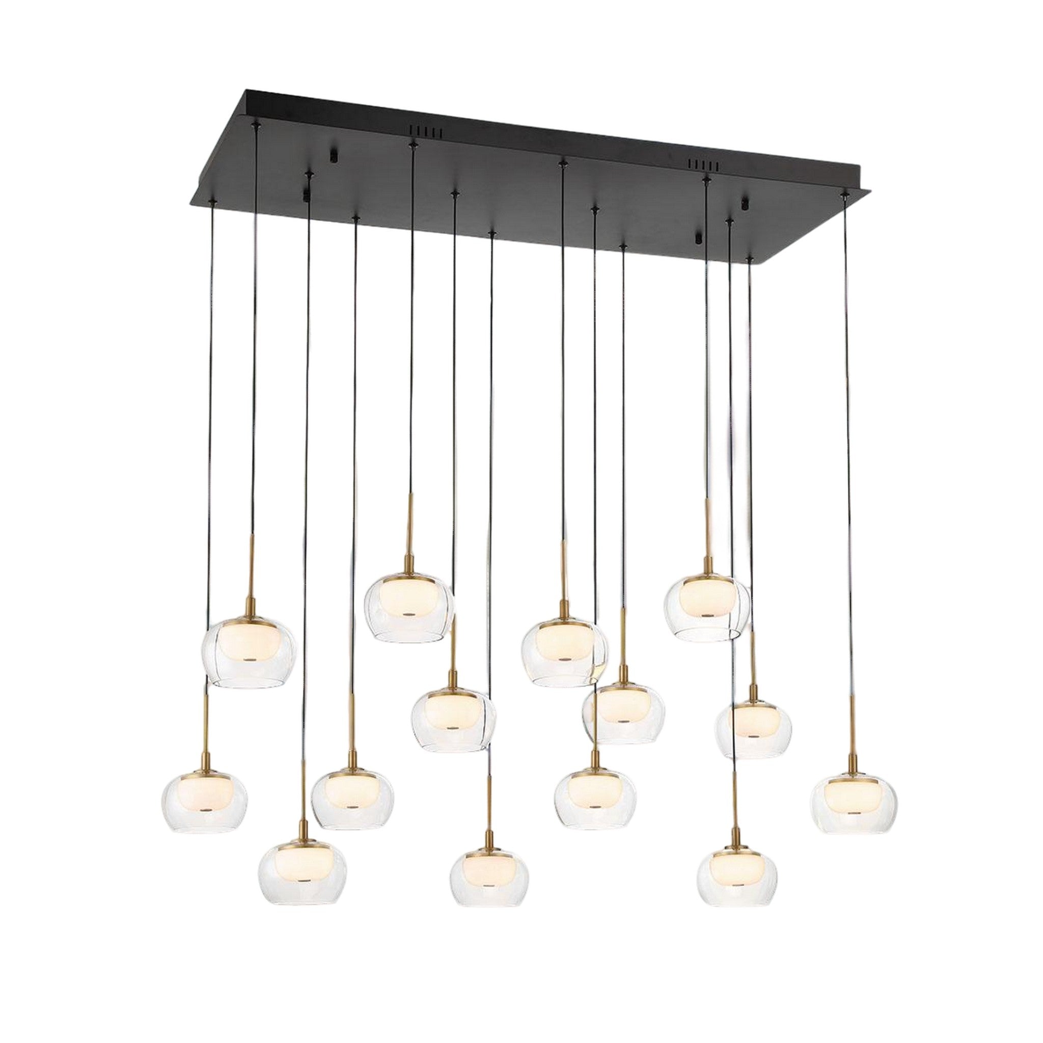 MANAROLA RECTANGULAR LED CHANDELIER (MULTIPLE SIZES) - robinsonco.ca