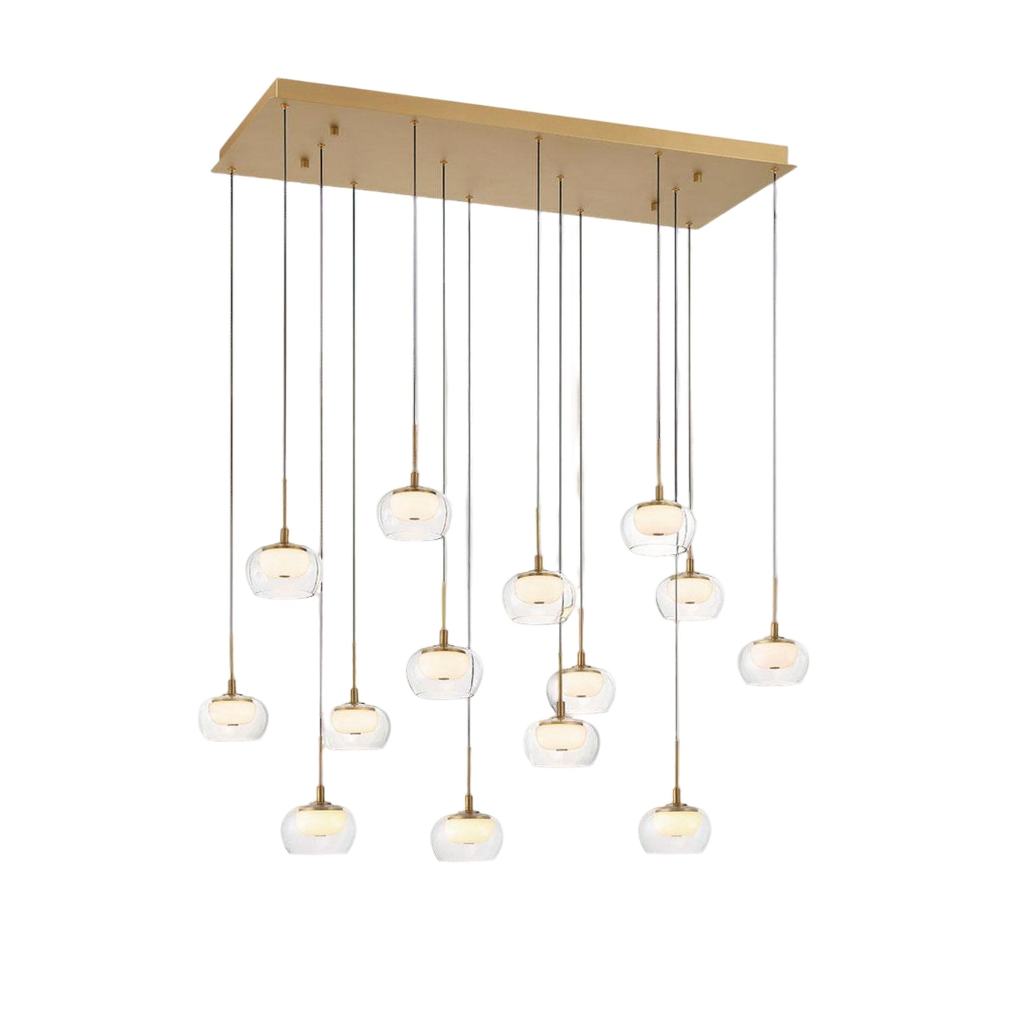 MANAROLA RECTANGULAR LED CHANDELIER (MULTIPLE SIZES) - robinsonco.ca