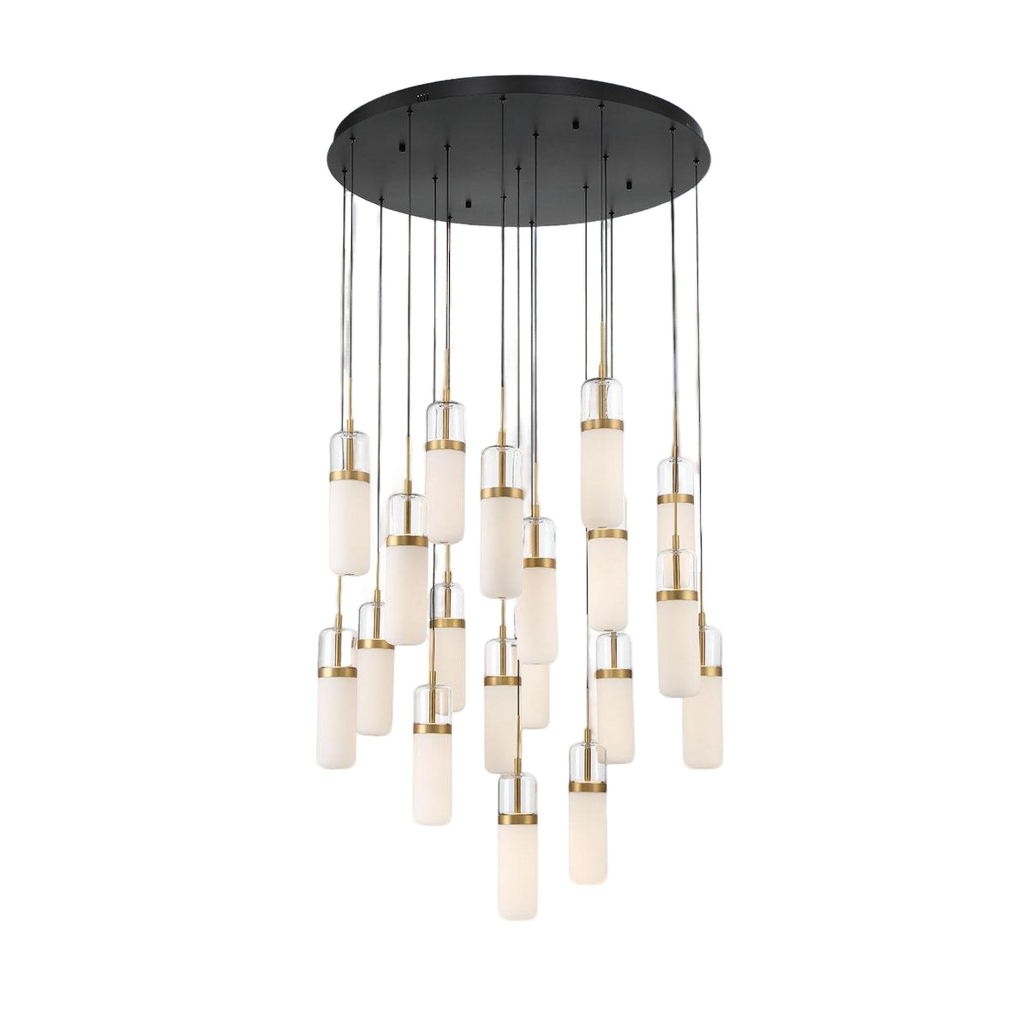 VERONA ROUND LED CHANDELIER (MULTIPLE SIZES) - robinsonco.ca