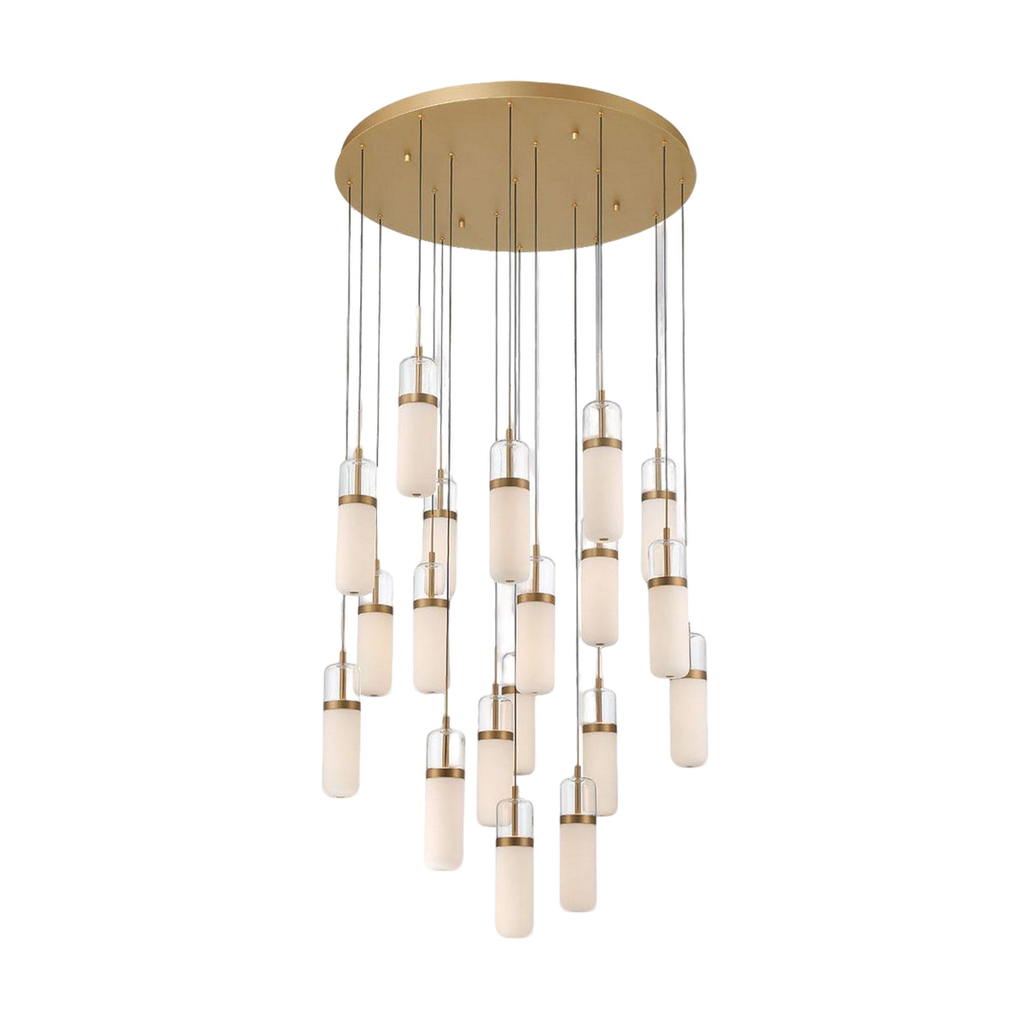 VERONA ROUND LED CHANDELIER (MULTIPLE SIZES) - robinsonco.ca