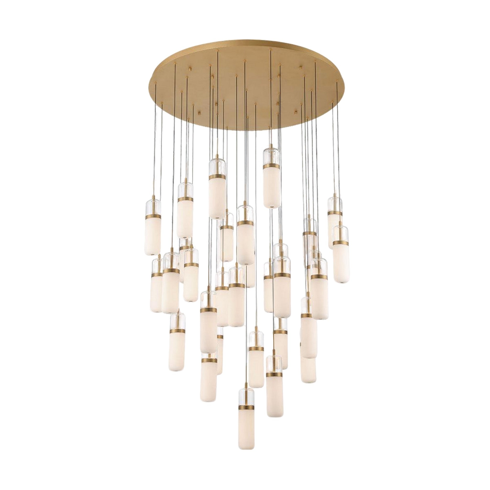 VERONA ROUND LED CHANDELIER (MULTIPLE SIZES) - robinsonco.ca