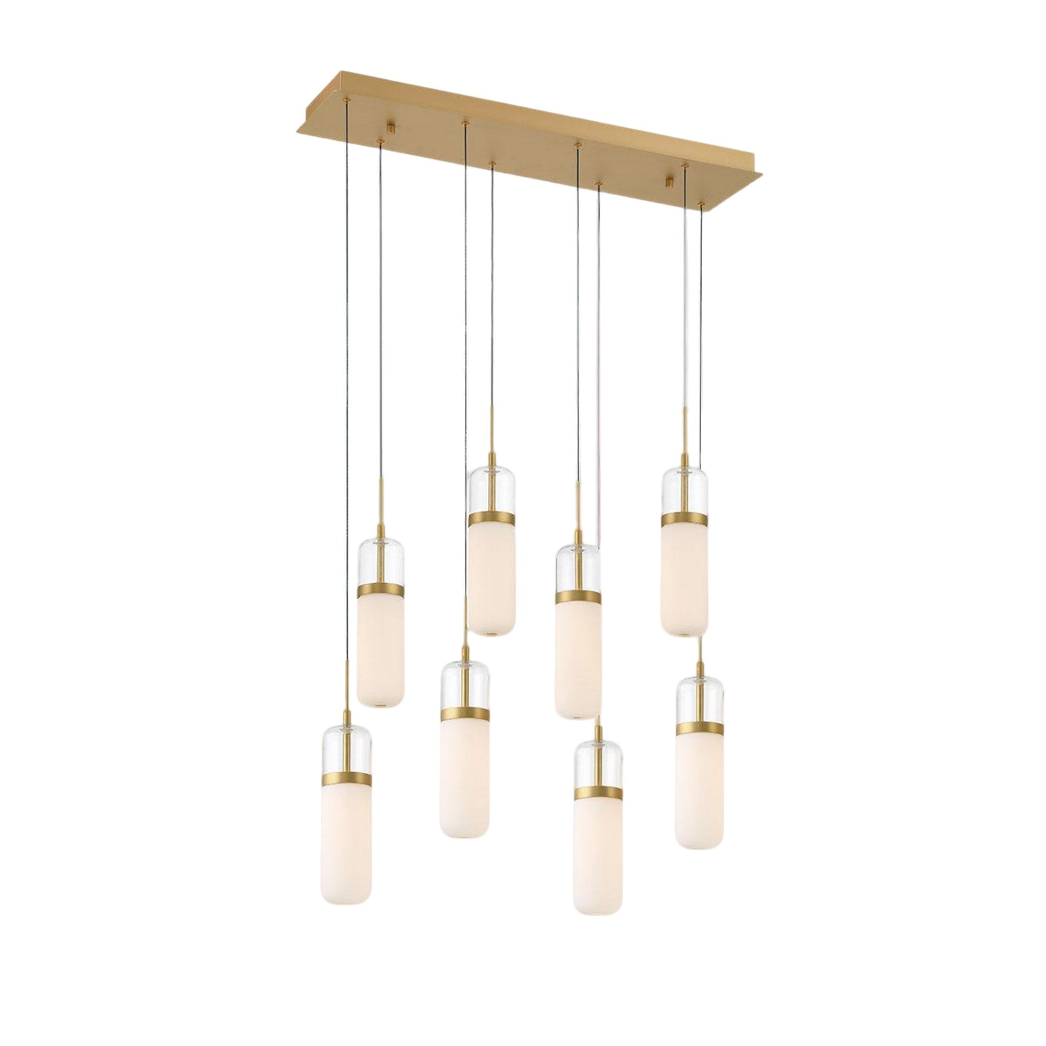 VERONA RECTANGULAR LED CHANDELIER (MULTIPLE SIZES) - robinsonco.ca