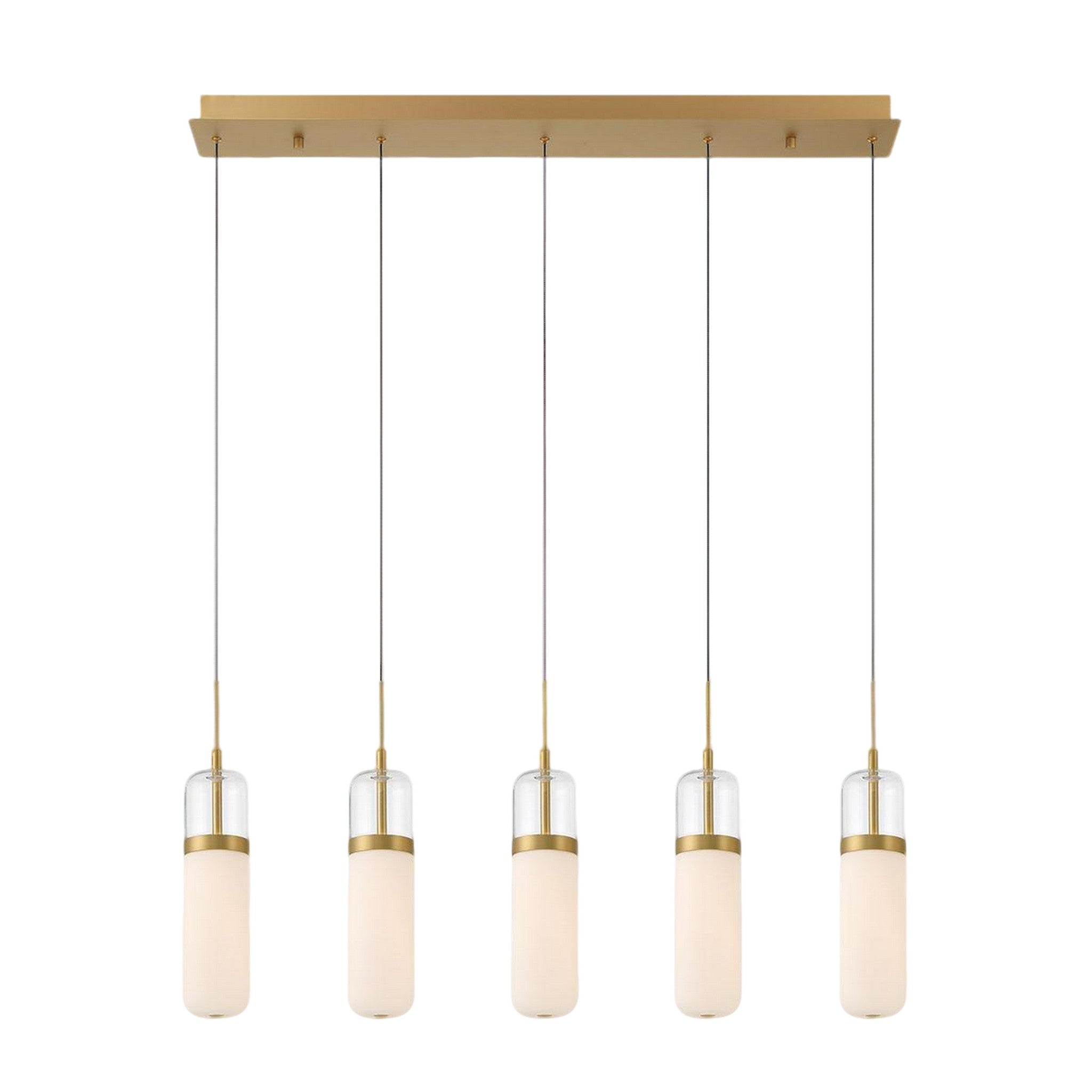VERONA RECTANGULAR LED CHANDELIER (MULTIPLE SIZES) - robinsonco.ca