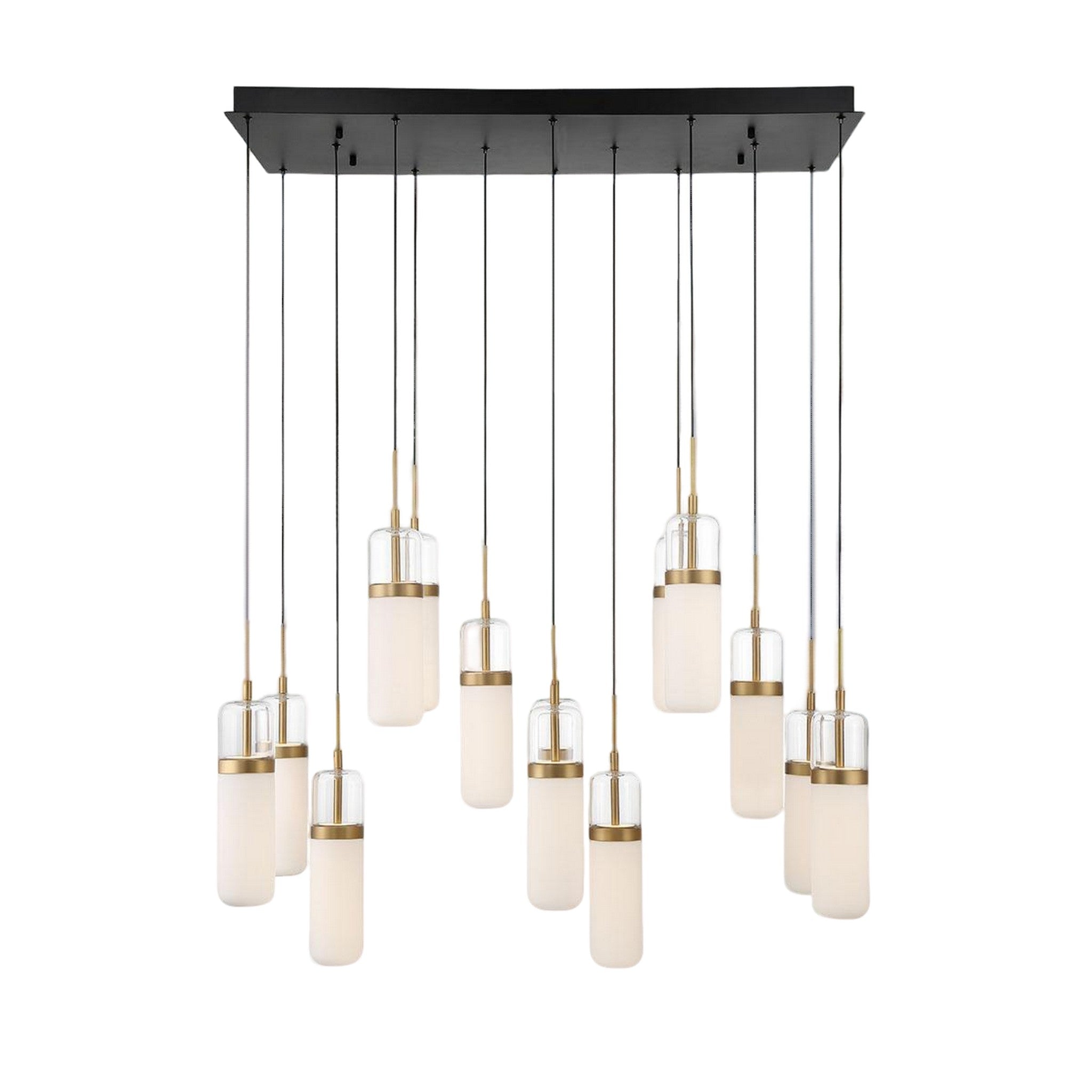 VERONA RECTANGULAR LED CHANDELIER (MULTIPLE SIZES) - robinsonco.ca