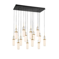 VERONA RECTANGULAR LED CHANDELIER (MULTIPLE SIZES) - robinsonco.ca