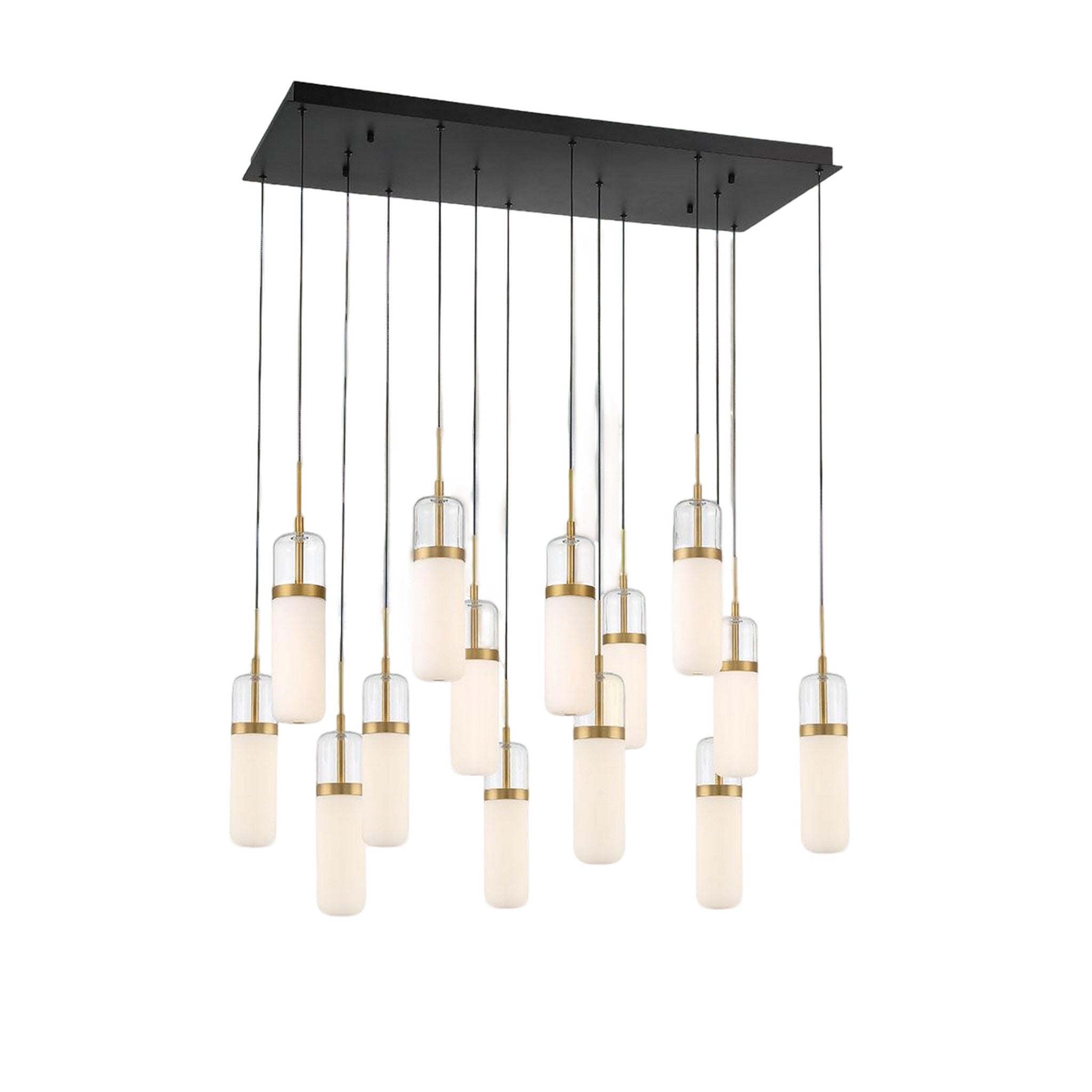 VERONA RECTANGULAR LED CHANDELIER (MULTIPLE SIZES) - robinsonco.ca