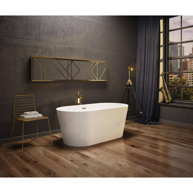 LOUIE 5829 ACRYLIC FREESTANDING CENTER DRAIN BATHTUB - robinsonco.ca