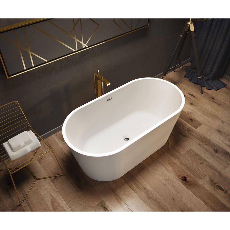 LOUIE 5829 ACRYLIC FREESTANDING CENTER DRAIN BATHTUB - robinsonco.ca