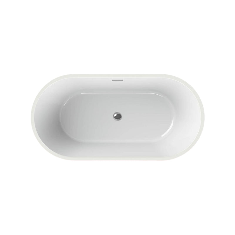 LOUIE 5829 ACRYLIC FREESTANDING CENTER DRAIN BATHTUB - robinsonco.ca