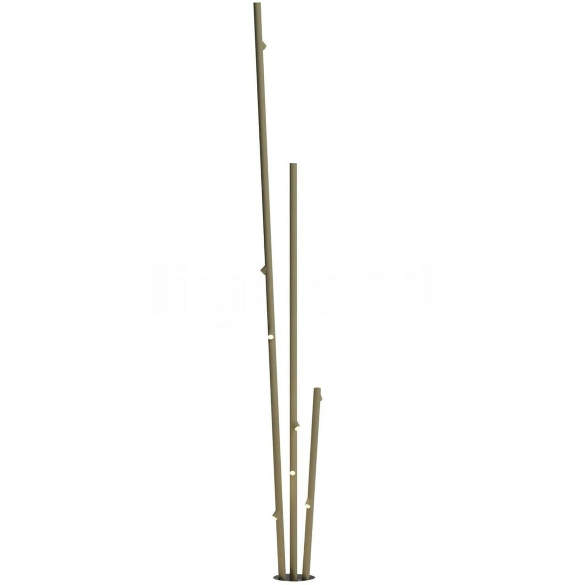 BAMBOO 3-ARM 2700K LED OUTDOOR FLOOR LAMP, 4812