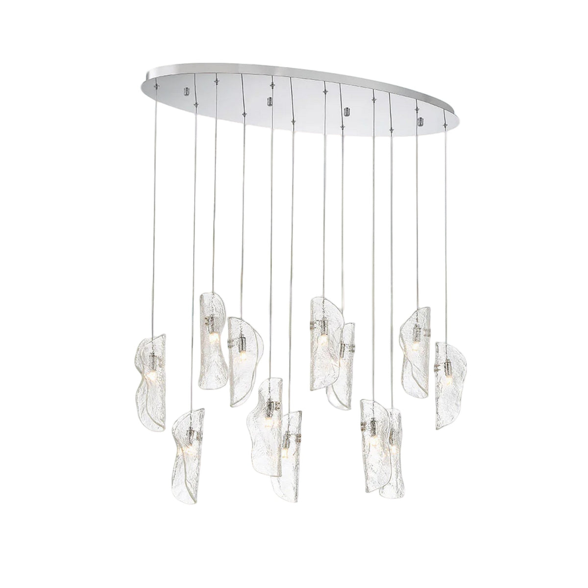 SORRENTO OVAL LED CHANDELIER (MULTIPLE SIZES) - robinsonco.ca