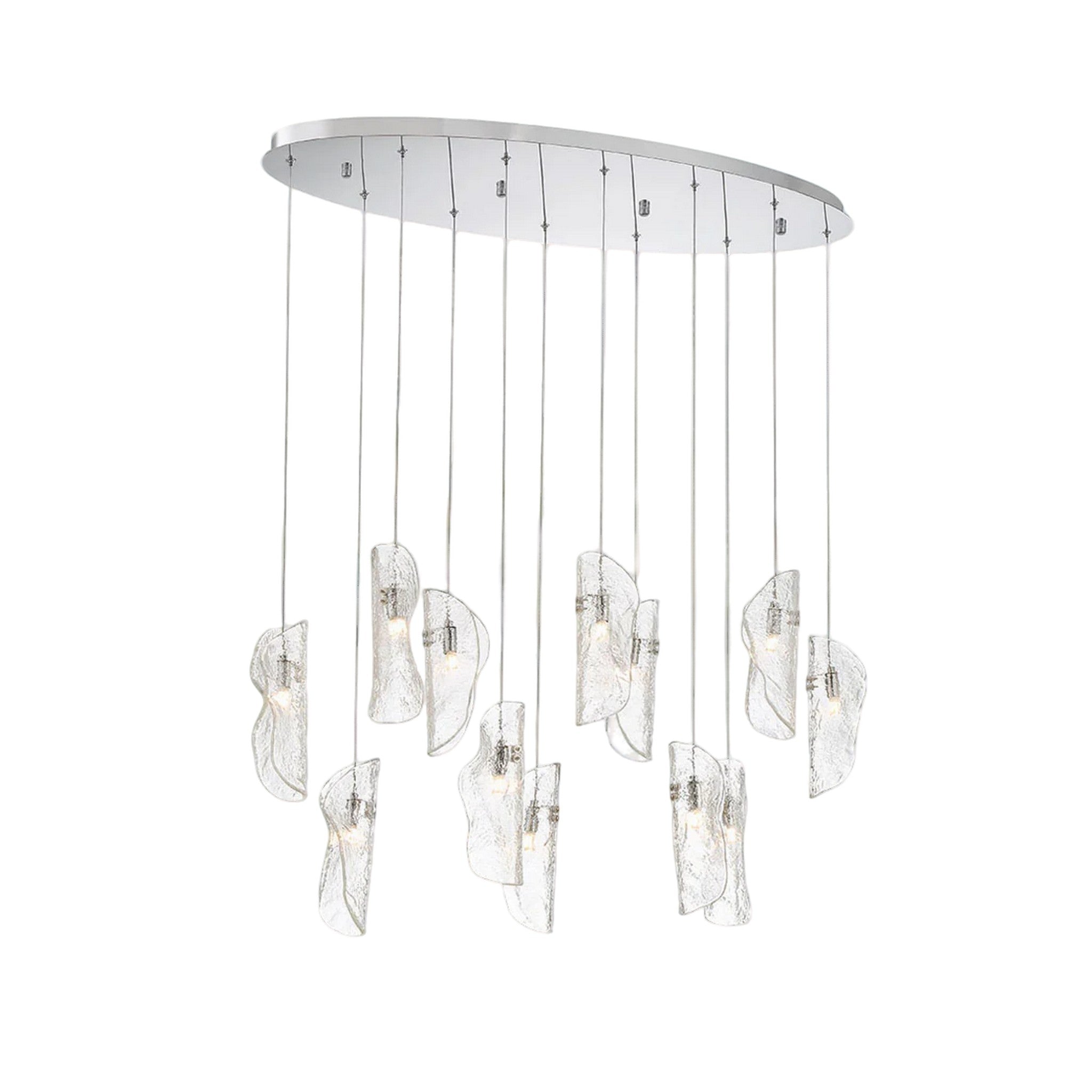 SORRENTO OVAL LED CHANDELIER (MULTIPLE SIZES) - robinsonco.ca