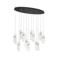 SORRENTO OVAL LED CHANDELIER (MULTIPLE SIZES) - robinsonco.ca
