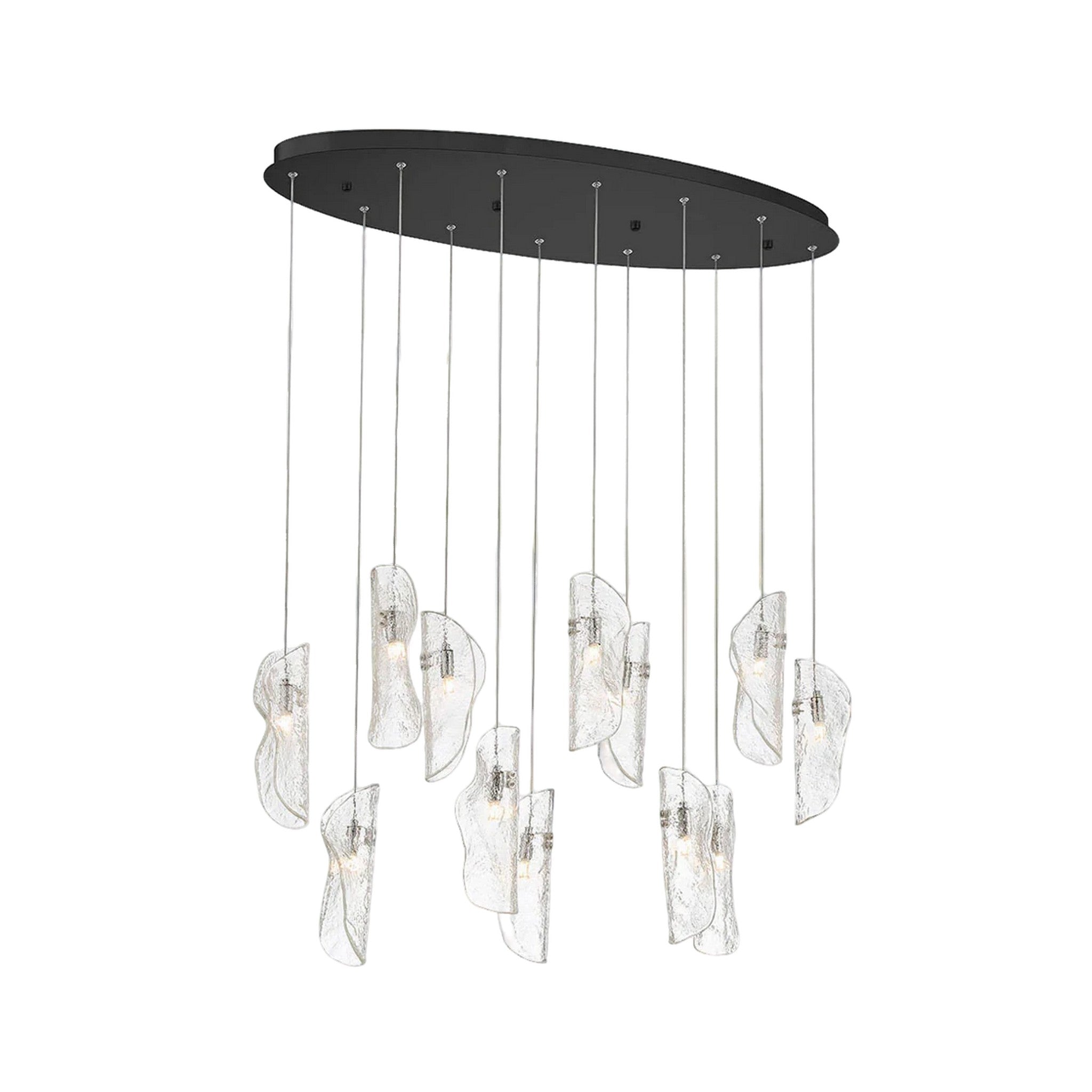 SORRENTO OVAL LED CHANDELIER (MULTIPLE SIZES) - robinsonco.ca