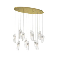 SORRENTO OVAL LED CHANDELIER (MULTIPLE SIZES) - robinsonco.ca
