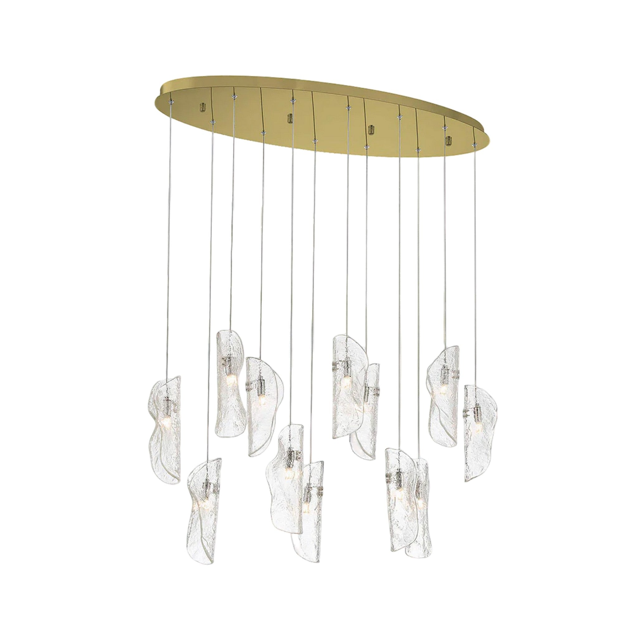 SORRENTO OVAL LED CHANDELIER (MULTIPLE SIZES) - robinsonco.ca