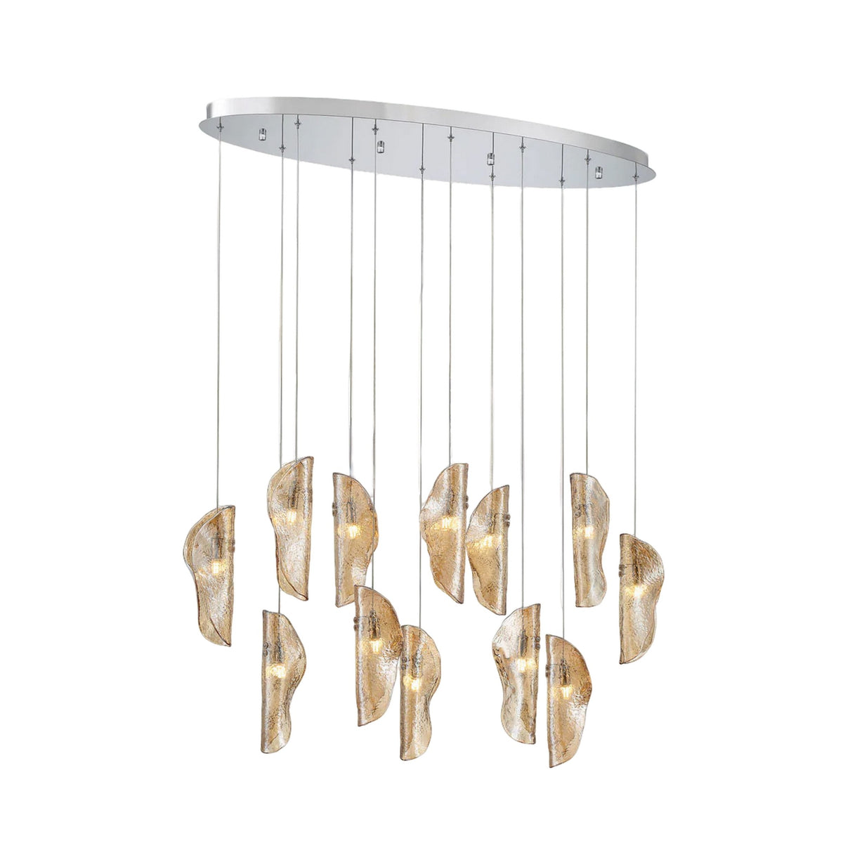 SORRENTO OVAL LED CHANDELIER (MULTIPLE SIZES) - robinsonco.ca