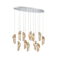 SORRENTO OVAL LED CHANDELIER (MULTIPLE SIZES) - robinsonco.ca