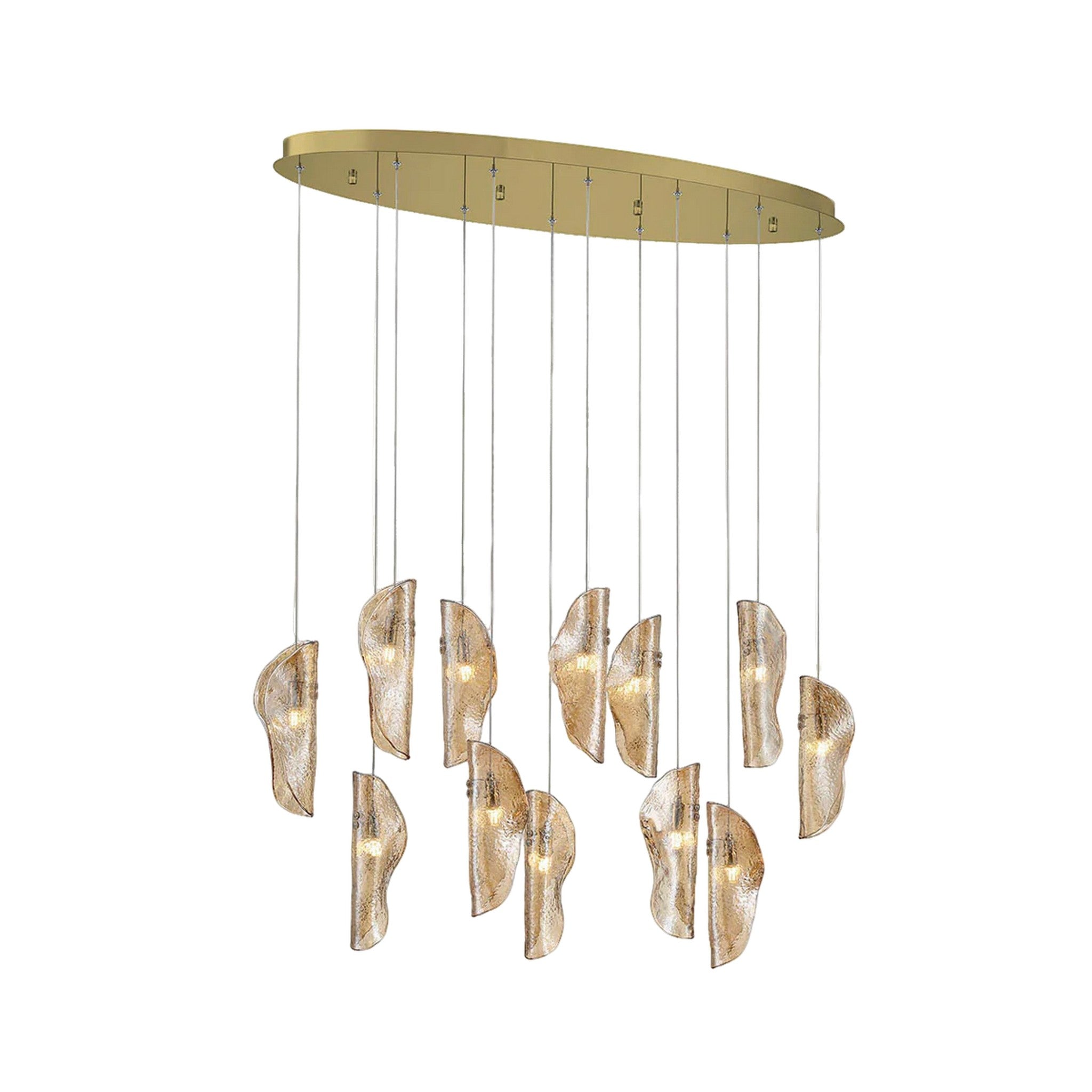 SORRENTO OVAL LED CHANDELIER (MULTIPLE SIZES) - robinsonco.ca