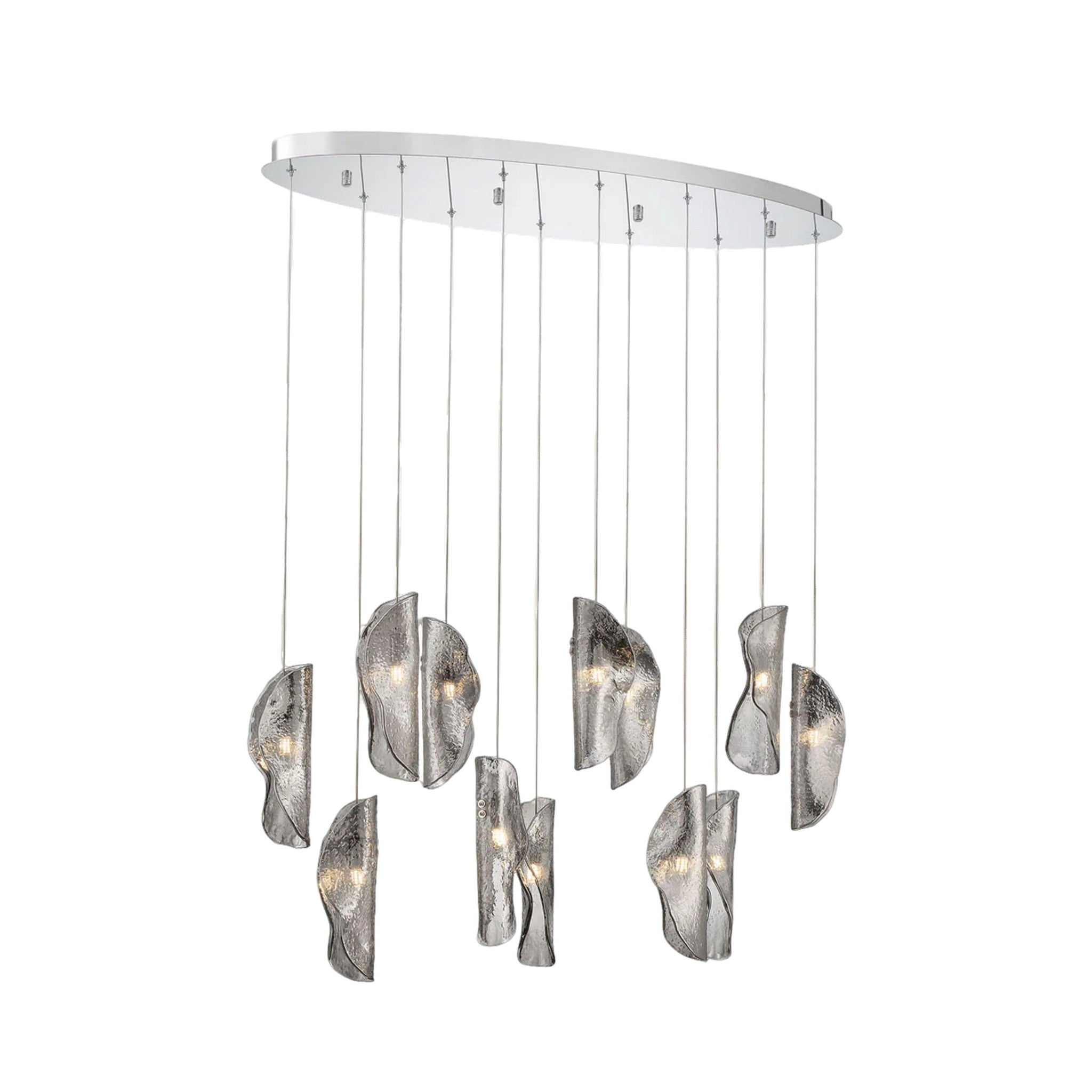 SORRENTO OVAL LED CHANDELIER (MULTIPLE SIZES) - robinsonco.ca