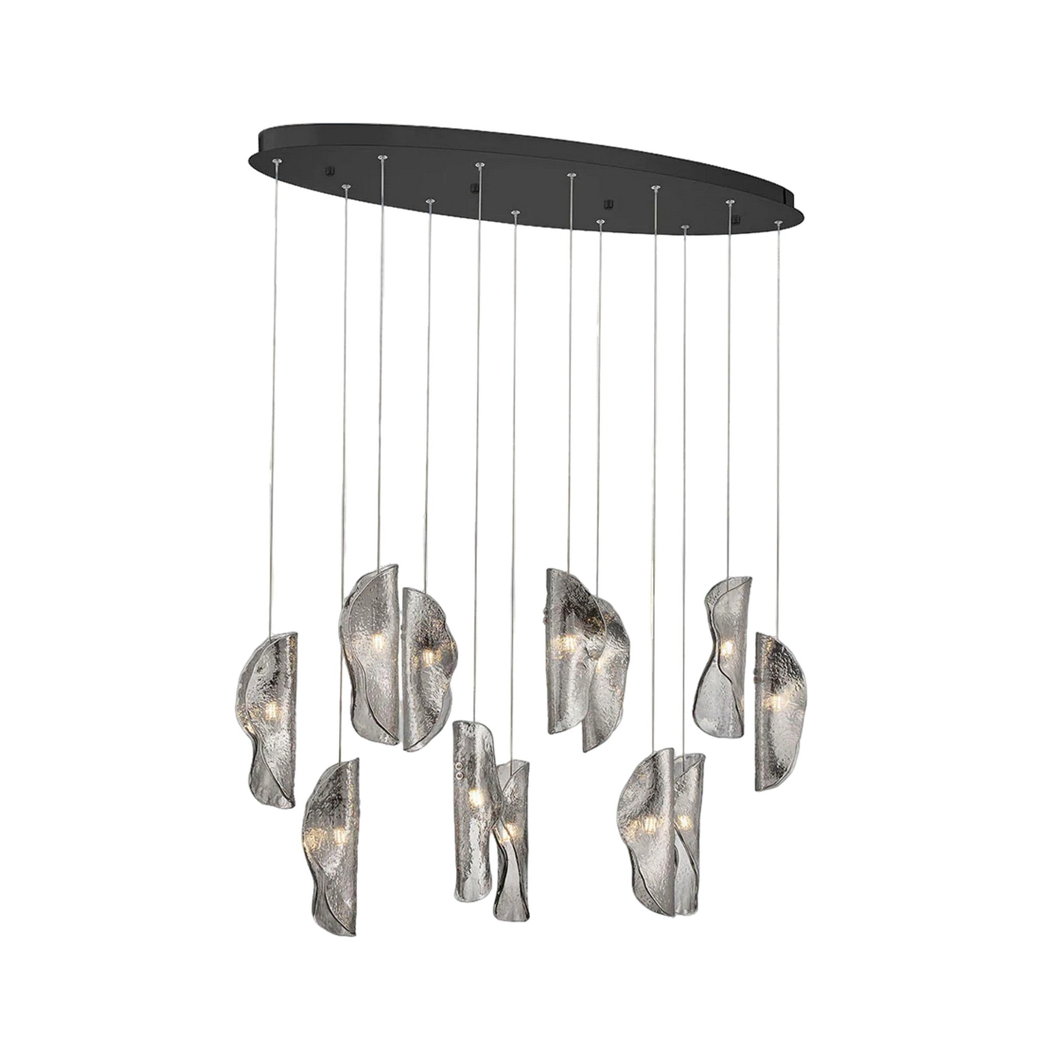 SORRENTO OVAL LED CHANDELIER (MULTIPLE SIZES) - robinsonco.ca