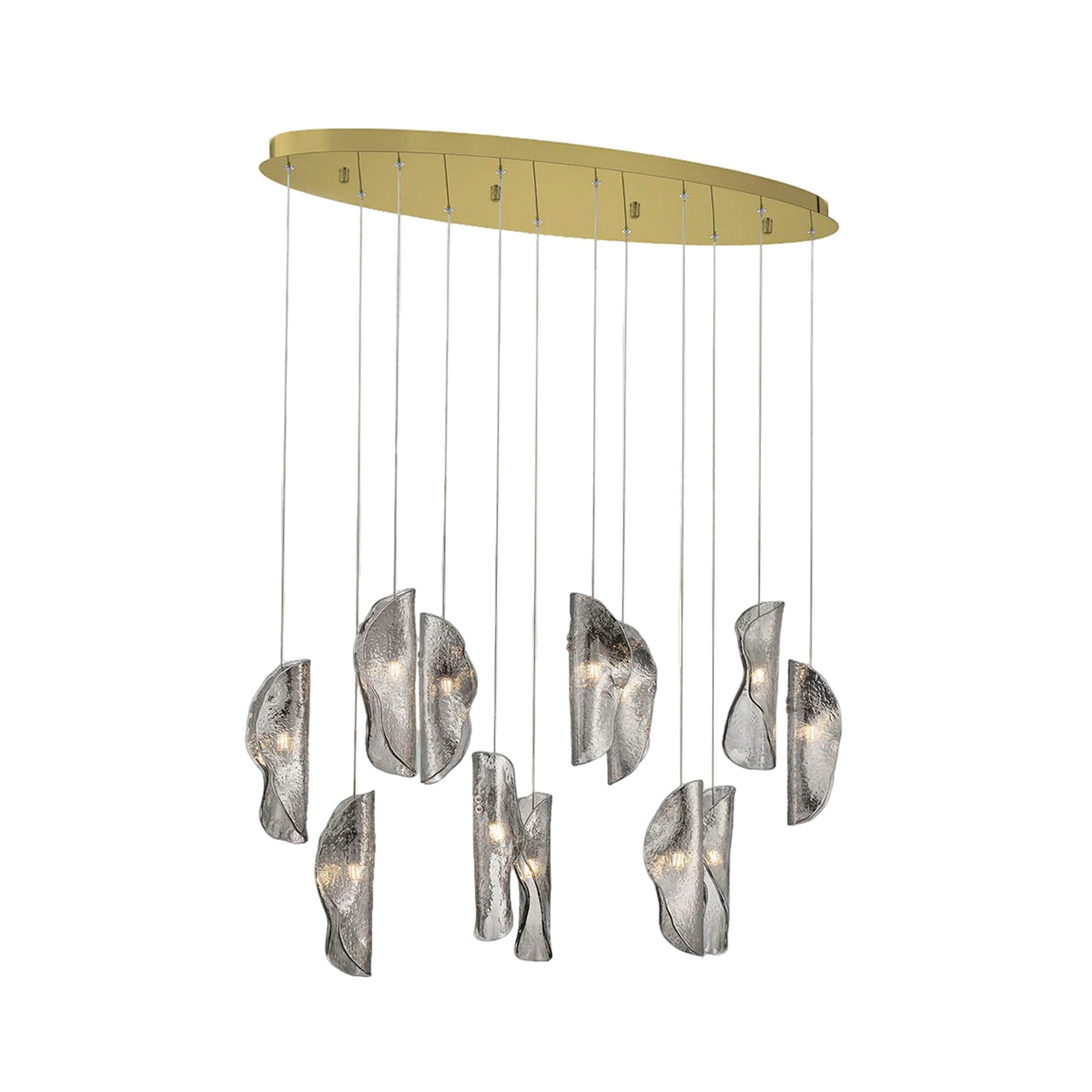 SORRENTO OVAL LED CHANDELIER (MULTIPLE SIZES) - robinsonco.ca
