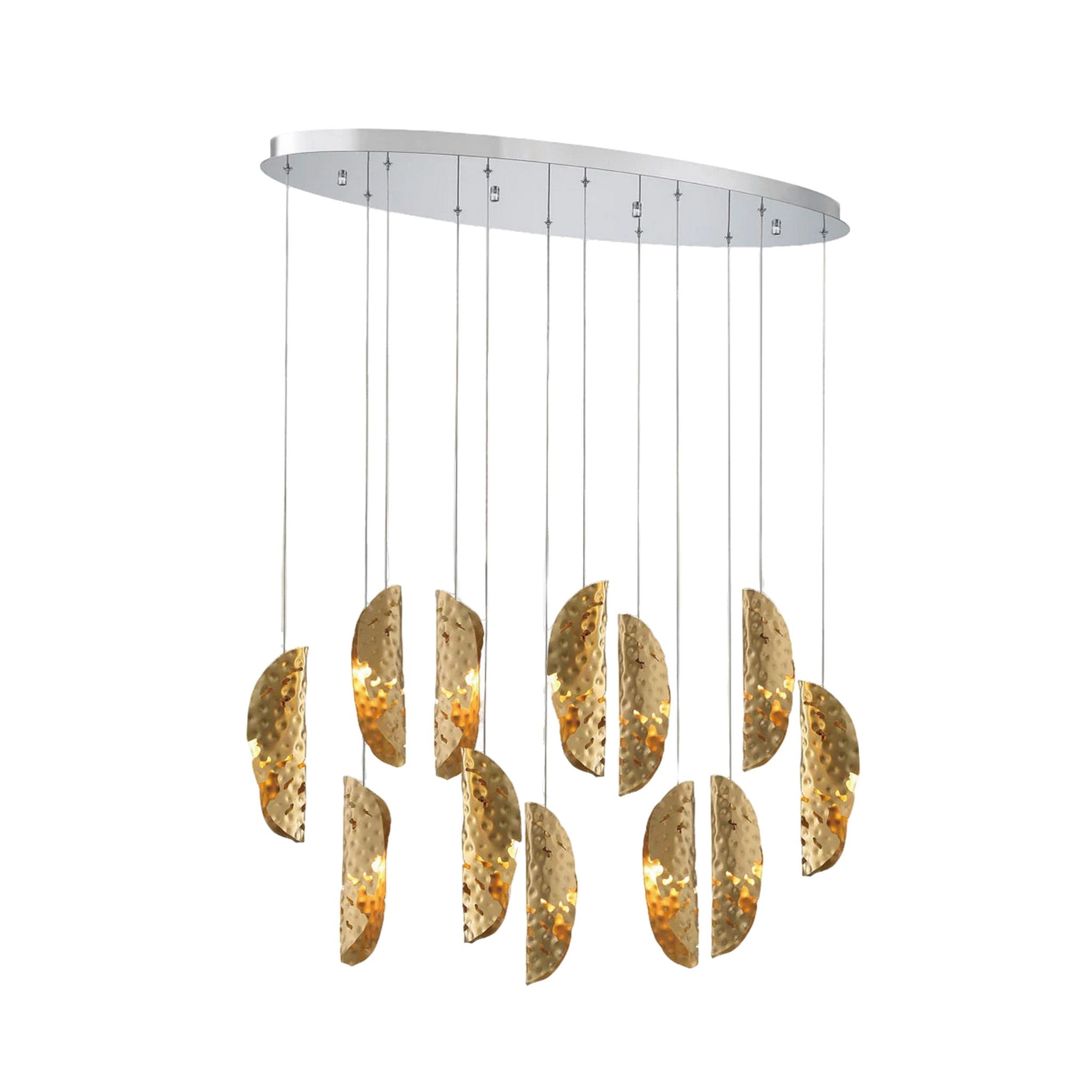 SORRENTO OVAL LED CHANDELIER (MULTIPLE SIZES) - robinsonco.ca