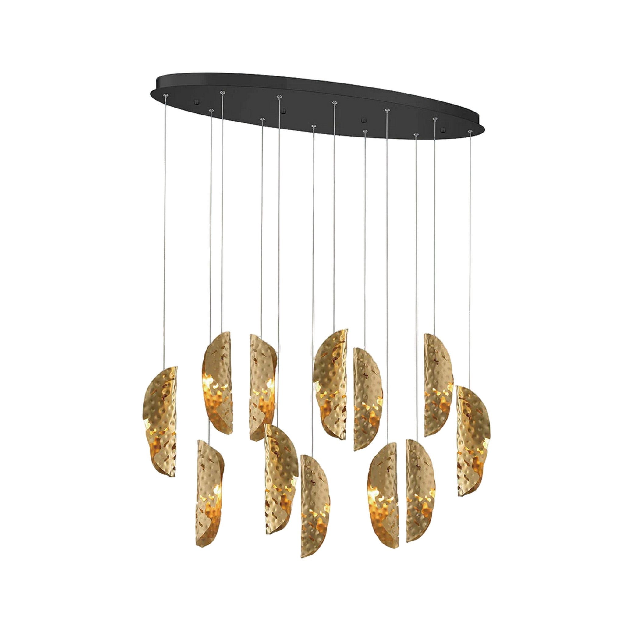SORRENTO OVAL LED CHANDELIER (MULTIPLE SIZES) - robinsonco.ca