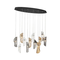 SORRENTO OVAL LED CHANDELIER (MULTIPLE SIZES) - robinsonco.ca