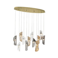 SORRENTO OVAL LED CHANDELIER (MULTIPLE SIZES) - robinsonco.ca
