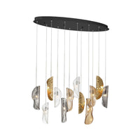SORRENTO OVAL LED CHANDELIER (MULTIPLE SIZES) - robinsonco.ca