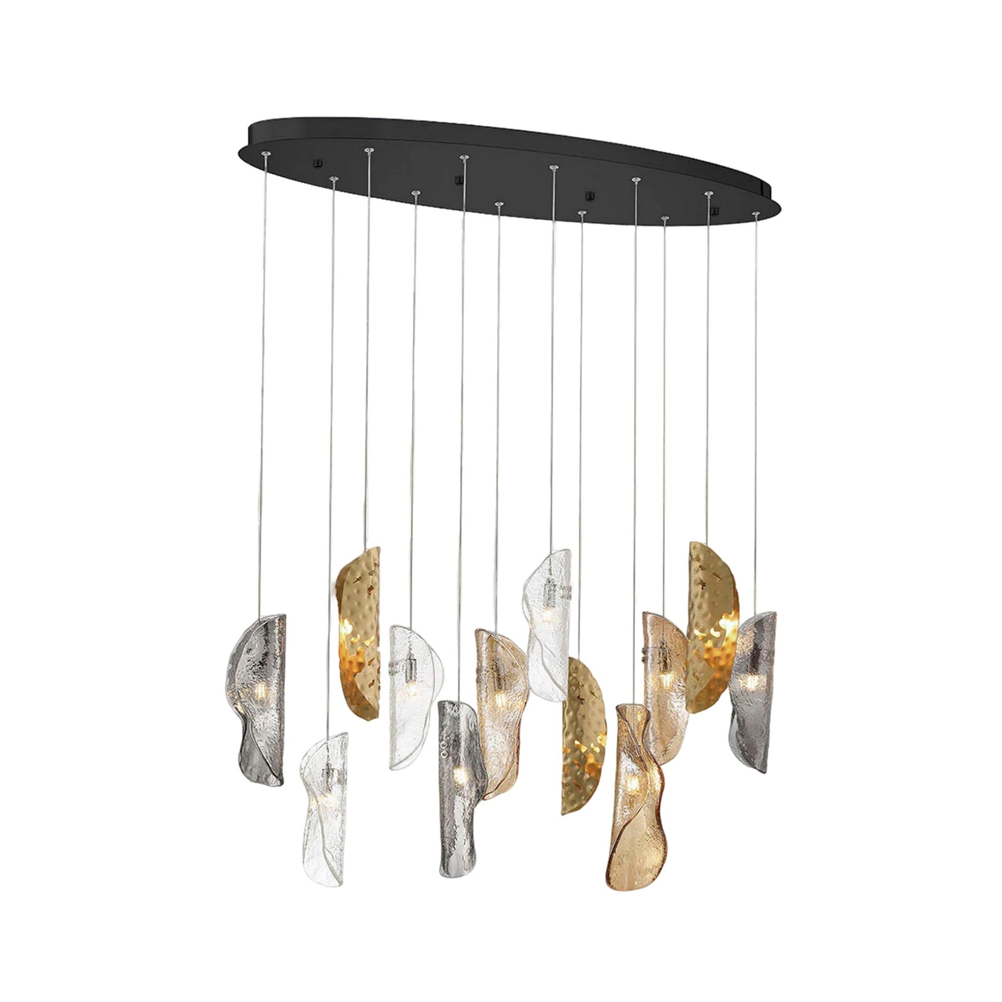 SORRENTO OVAL LED CHANDELIER (MULTIPLE SIZES) - robinsonco.ca