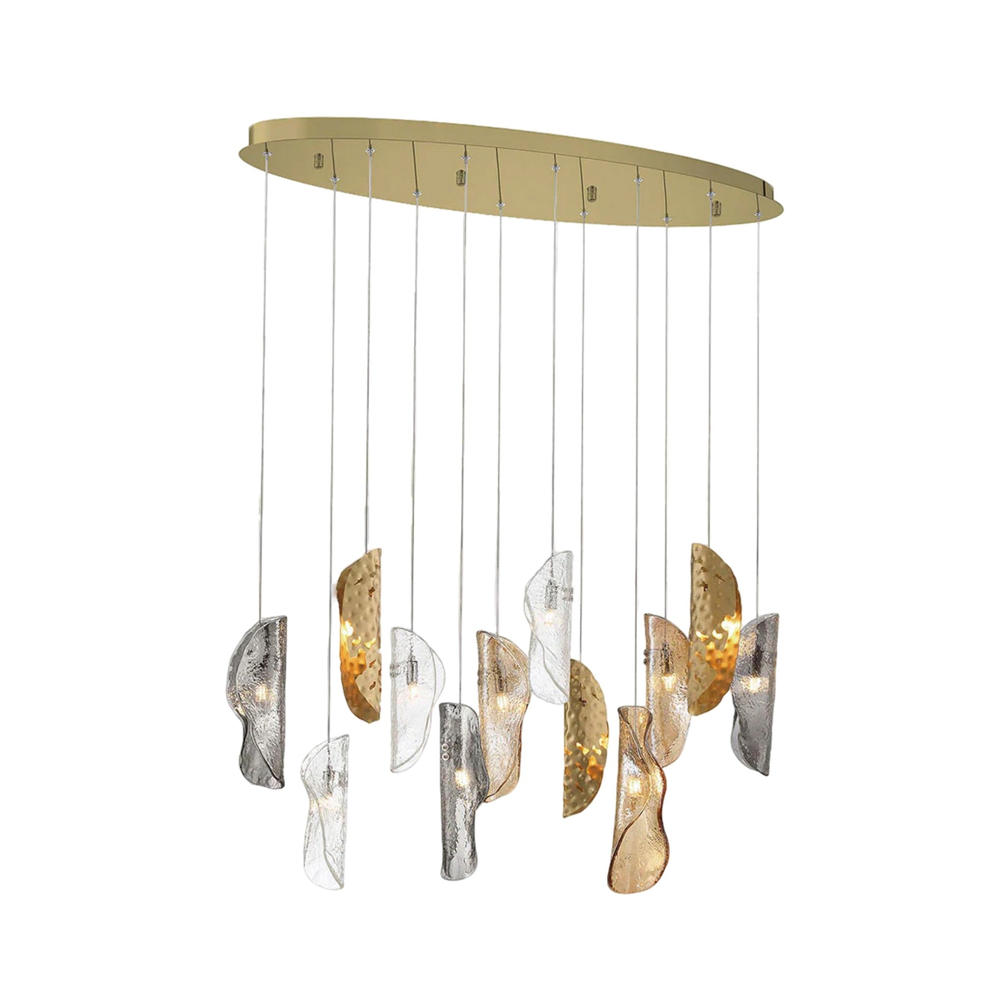 SORRENTO OVAL LED CHANDELIER (MULTIPLE SIZES) - robinsonco.ca