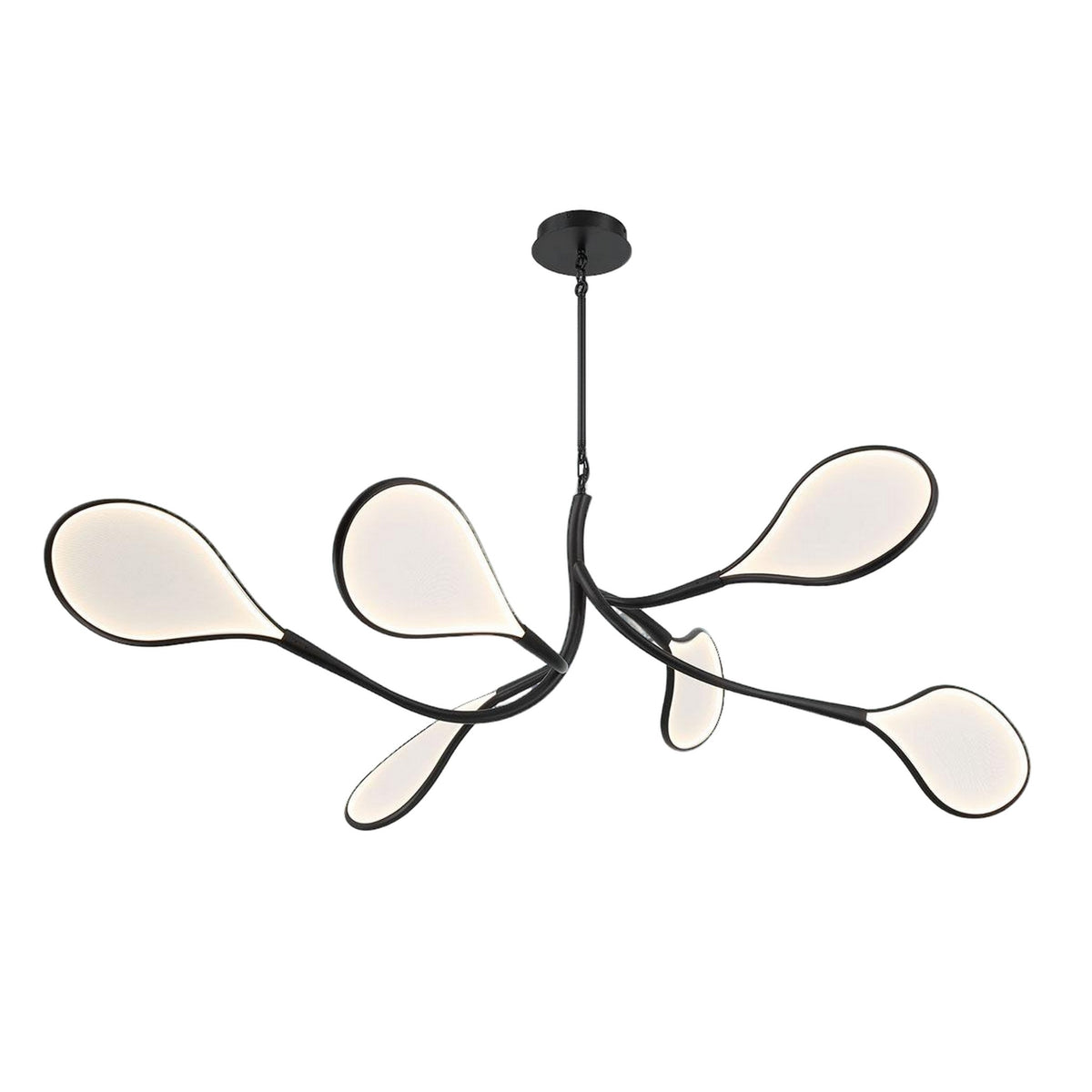 VOLARE 6-LIGHT OVAL LED CHANDELIER - robinsonco.ca