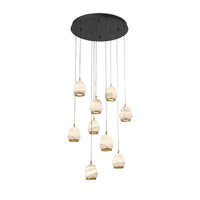 LUCIDATA ROUND LED CHANDELIER (MULTIPLE SIZES) - robinsonco.ca