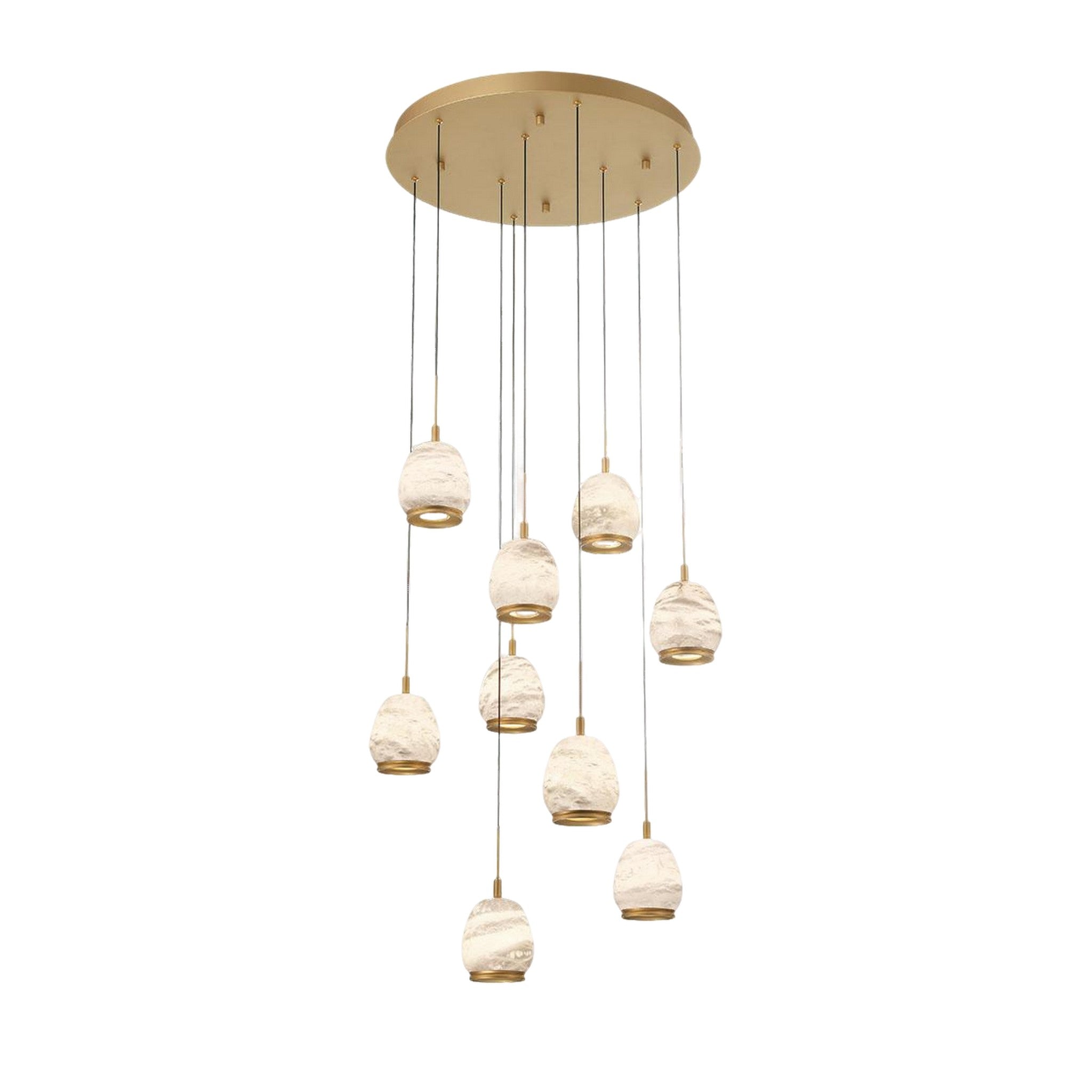 LUCIDATA ROUND LED CHANDELIER (MULTIPLE SIZES) - robinsonco.ca