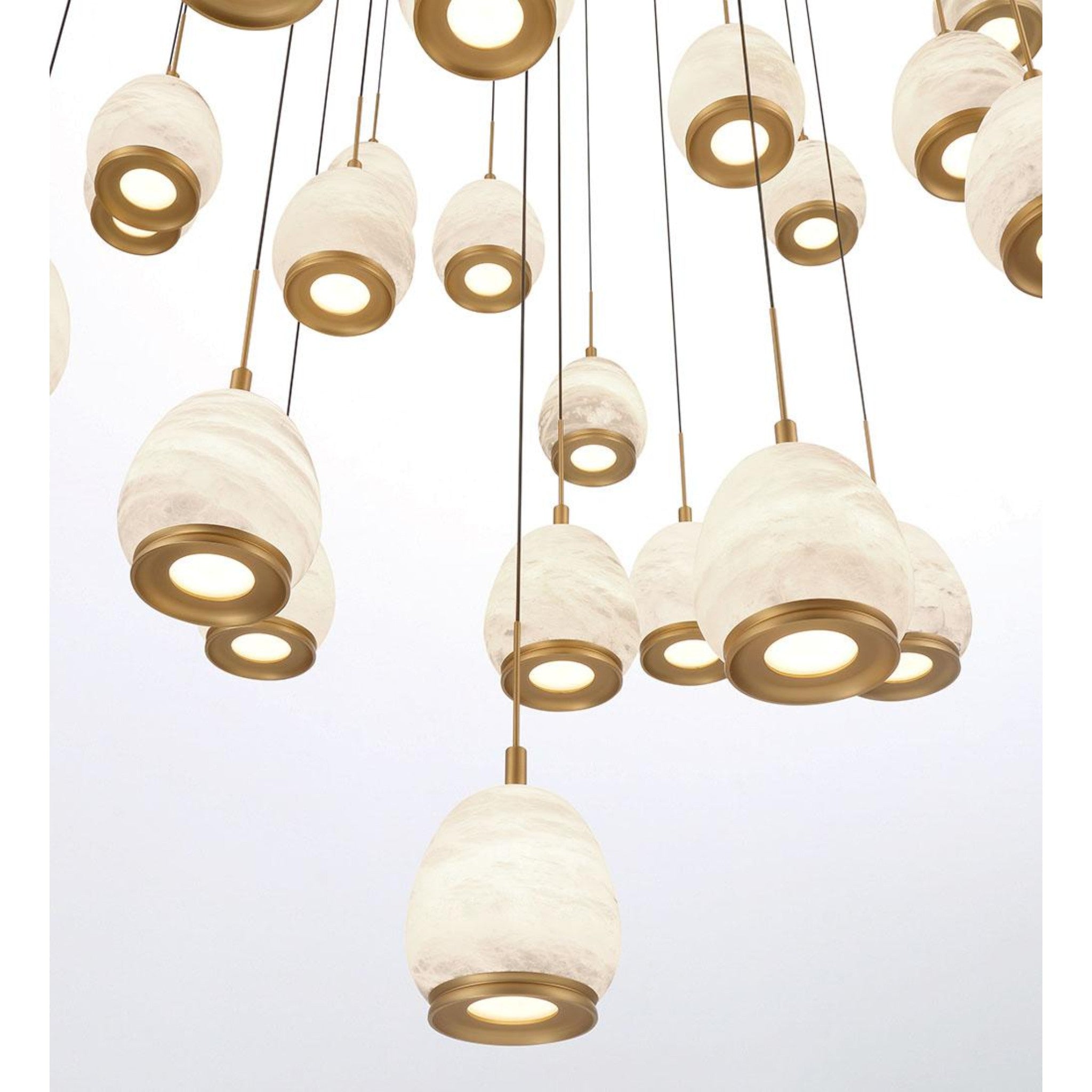 LUCIDATA ROUND LED CHANDELIER (MULTIPLE SIZES) - robinsonco.ca