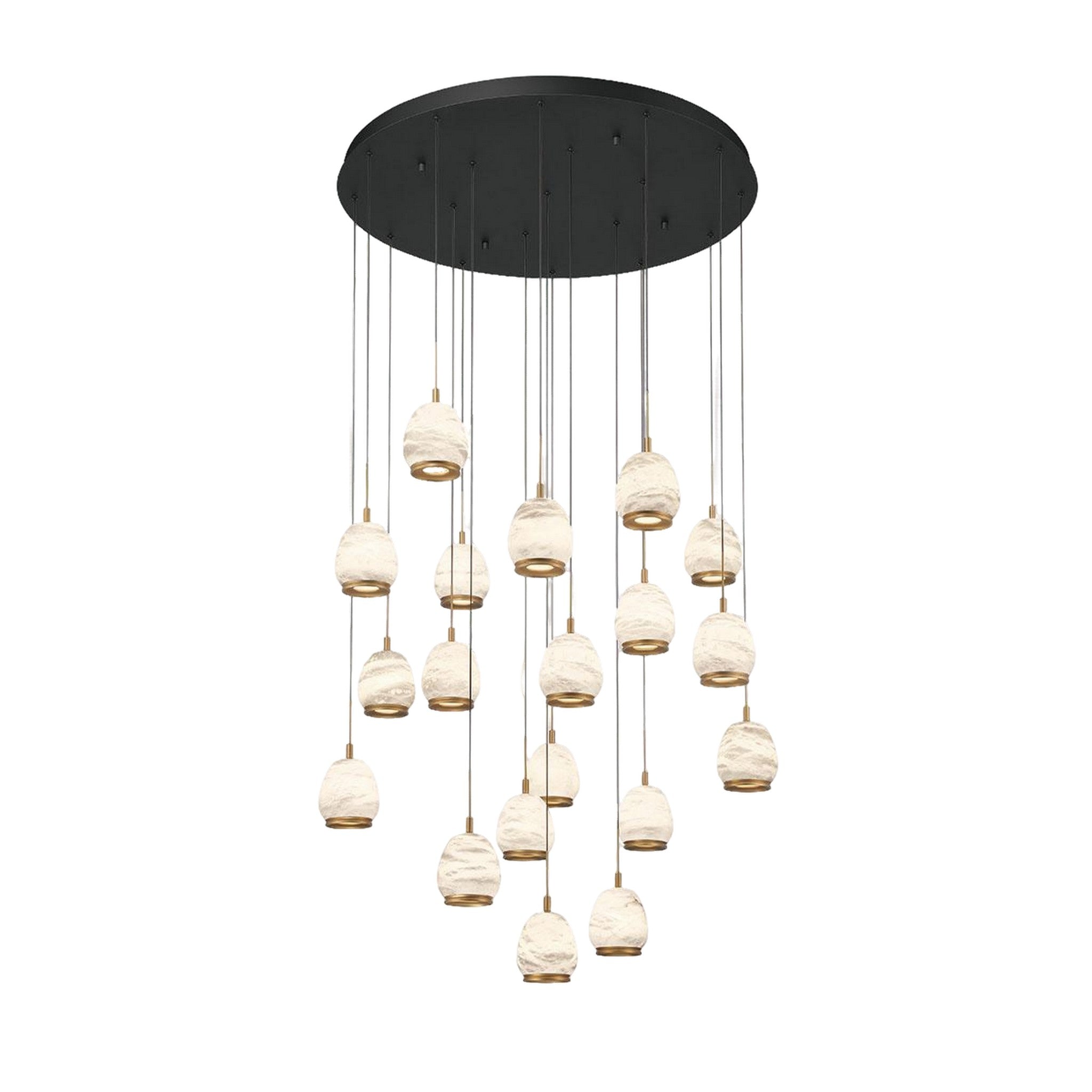 LUCIDATA ROUND LED CHANDELIER (MULTIPLE SIZES) - robinsonco.ca