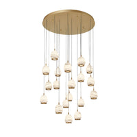 LUCIDATA ROUND LED CHANDELIER (MULTIPLE SIZES) - robinsonco.ca