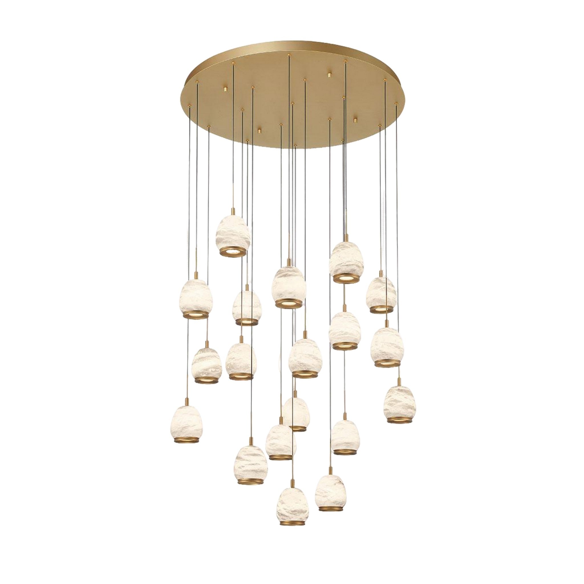 LUCIDATA ROUND LED CHANDELIER (MULTIPLE SIZES) - robinsonco.ca