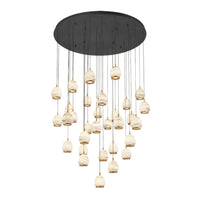 LUCIDATA ROUND LED CHANDELIER (MULTIPLE SIZES) - robinsonco.ca