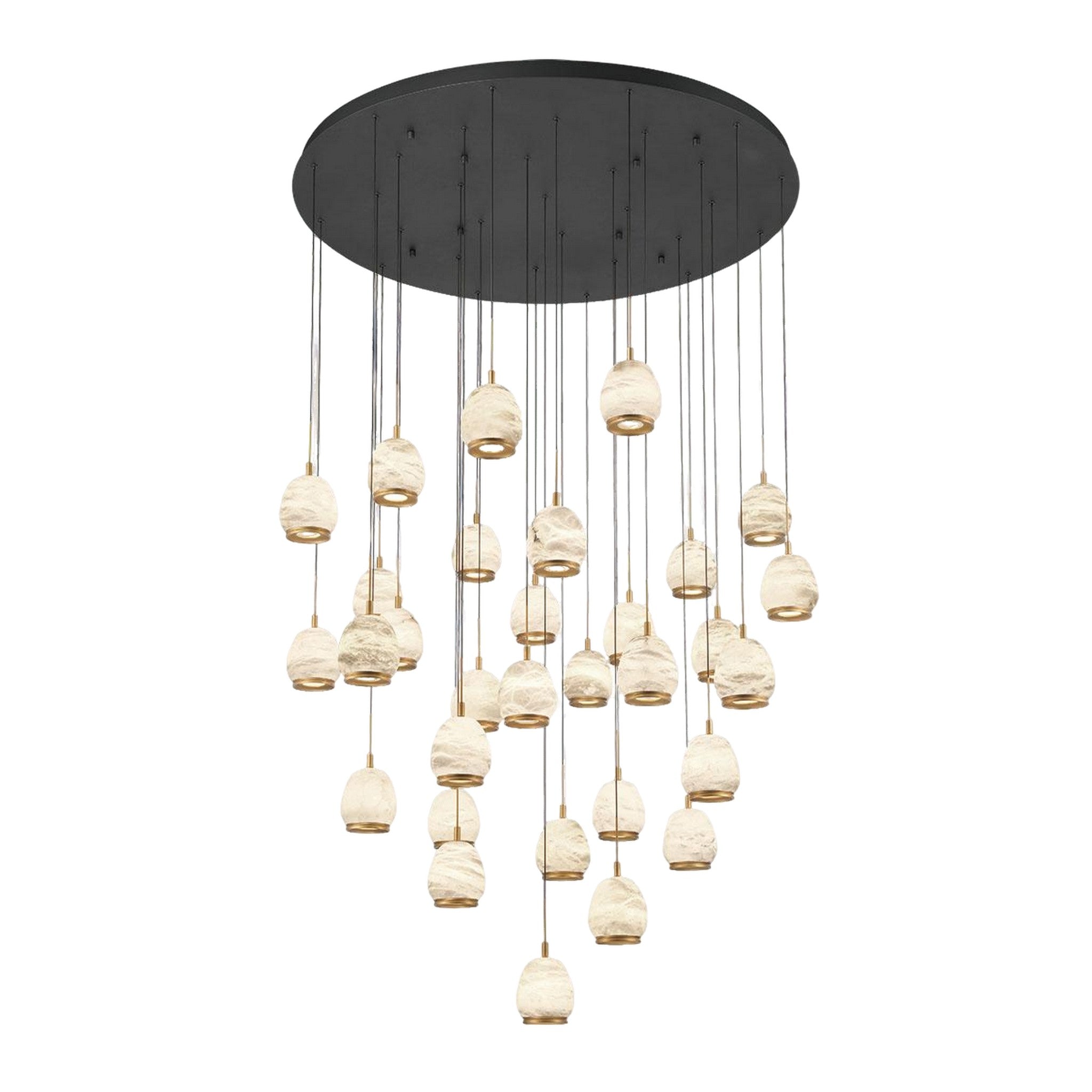 LUCIDATA ROUND LED CHANDELIER (MULTIPLE SIZES) - robinsonco.ca
